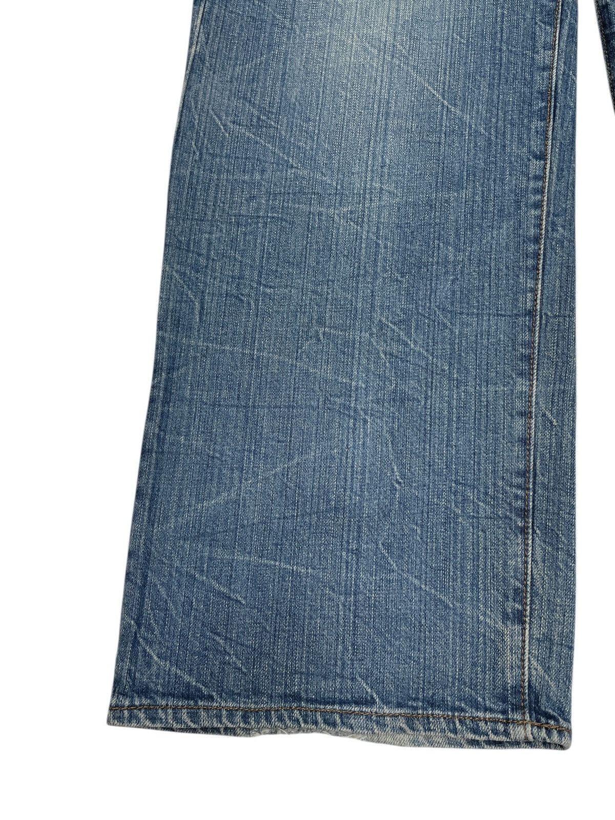If Six Was Nine × Japanese Brand Rare Design Vintage Brand Piko Sukajan Baggy Jeans 1990s Size US 35 - 5 Thumbnail