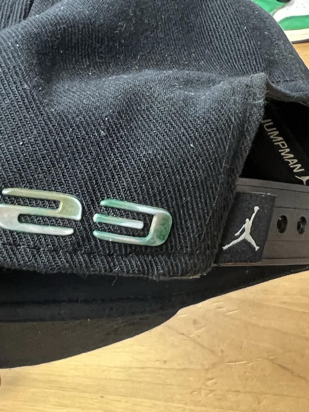 Jordan Brand Air Jordan Men Black Leather Brim SnapBack NBA Basketball Size ONE SIZE - 9 Thumbnail