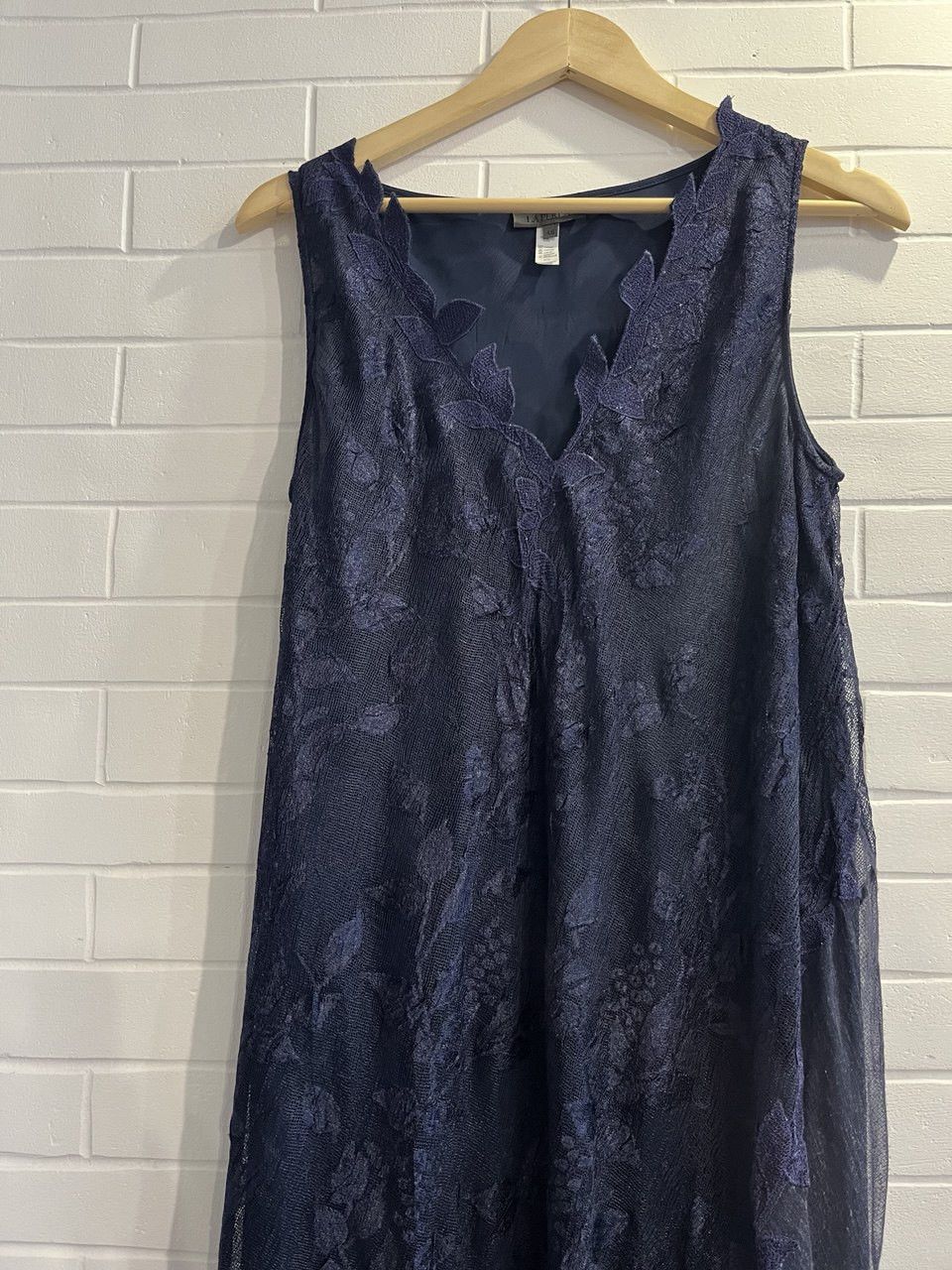 La Perla Elegant La Perla Navy Blue Dress Size L / US 10 / IT 46 - 12 Thumbnail