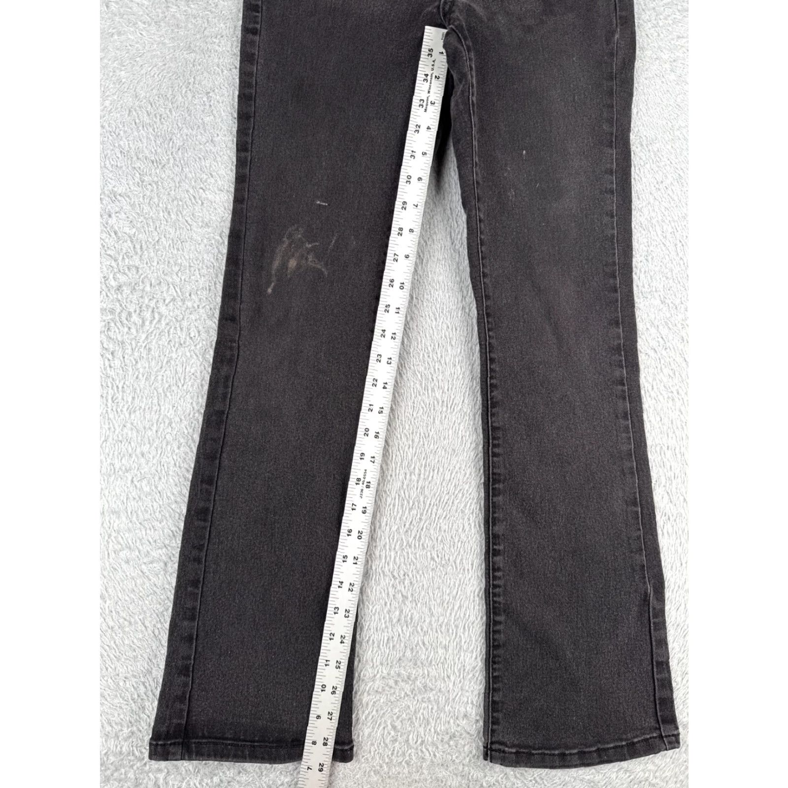 Vintage VINTAGE No Boundaries Women's Jeans Bootcut 5 Regular Size 24 Waist Black Cotton Blend Denim Early 2000s Size 27" / US 4 / IT 40 - 7 Thumbnail