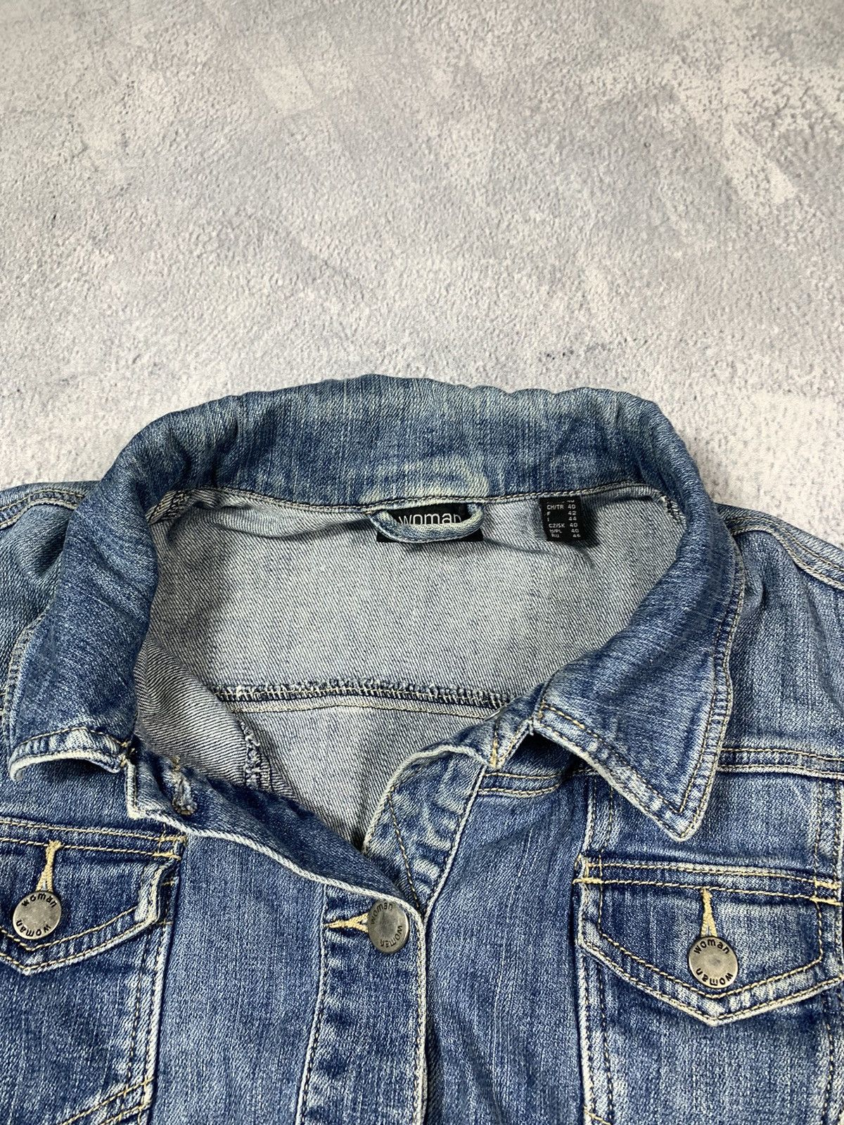 Japanese Brand × Vintage Vintage Y2K Japanese Denim Jacket jeans retro style Size M / US 6-8 / IT 42-44 - 7 Thumbnail