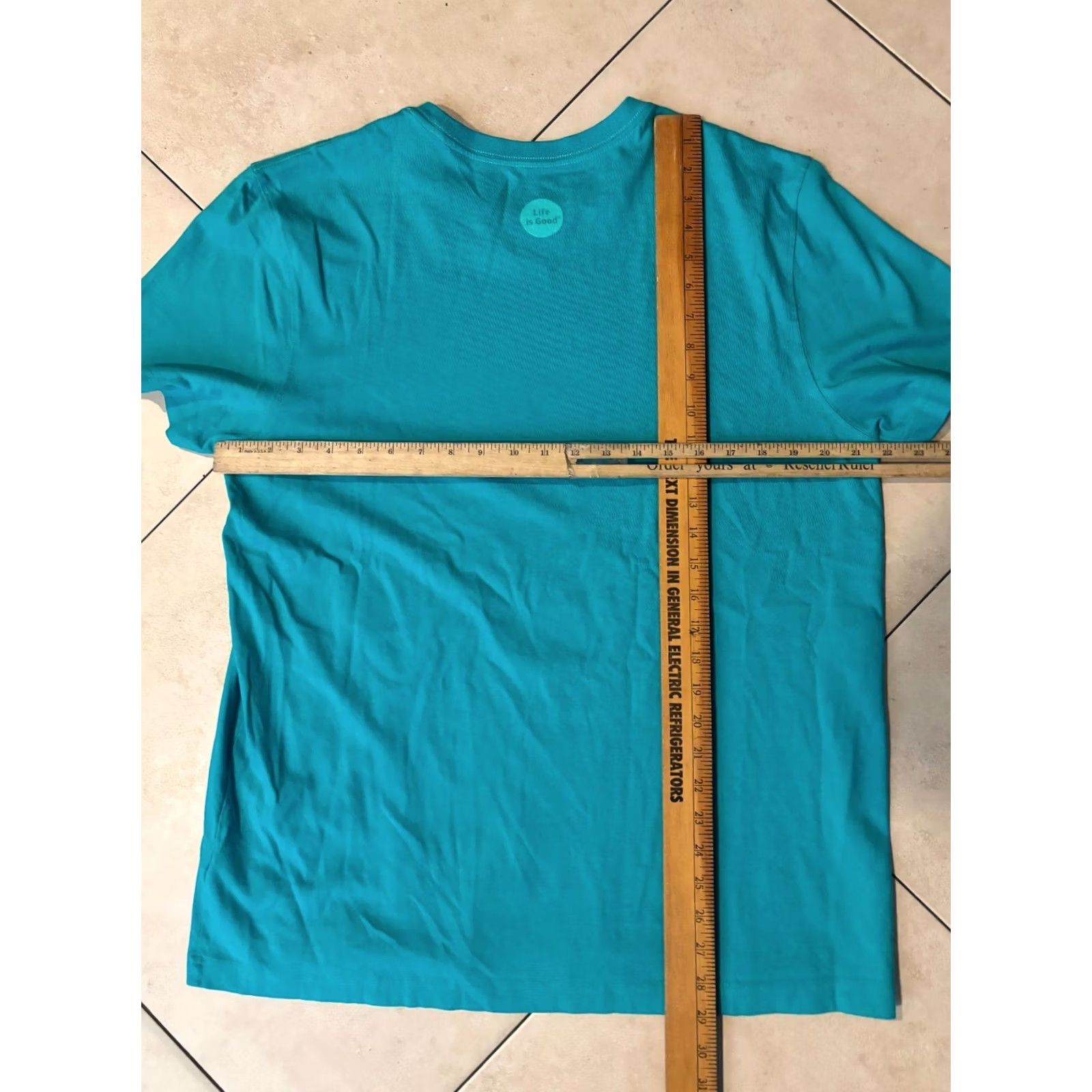 Life is Good Life is Good Crusher T-Shirt Lawnmower Green L Men's Size US L / EU 52-54 / 3 - 6 Thumbnail
