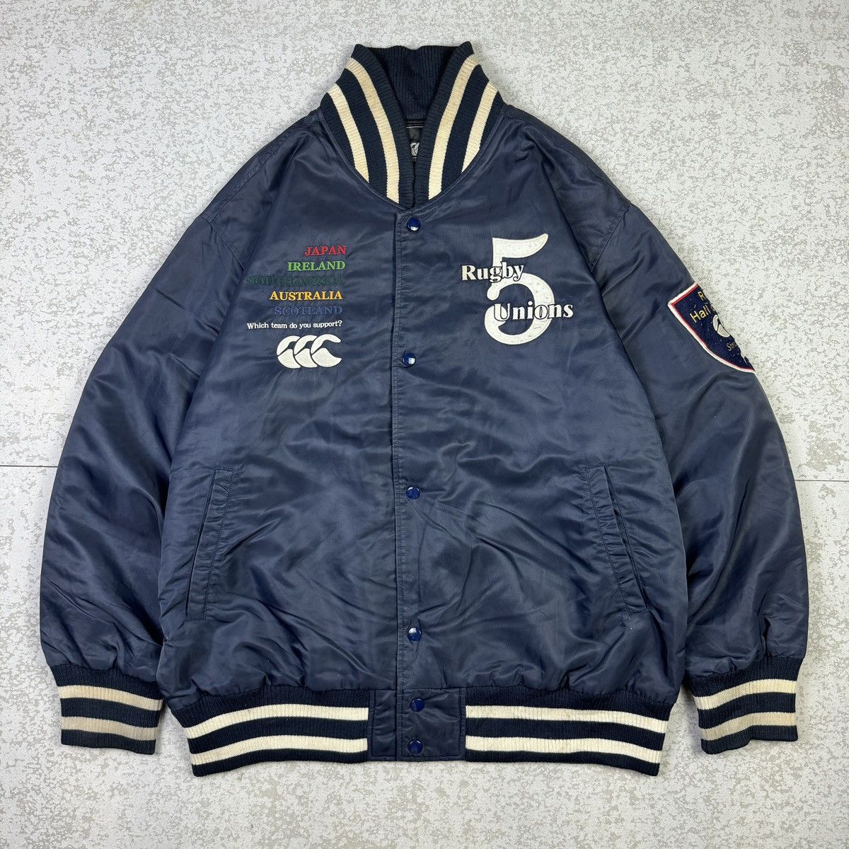 Canterbury of New Zealand Canterbury 5 Rugby Union Edition Varsity Jacket Size US XL / EU 56 / 4 - 2 Thumbnail