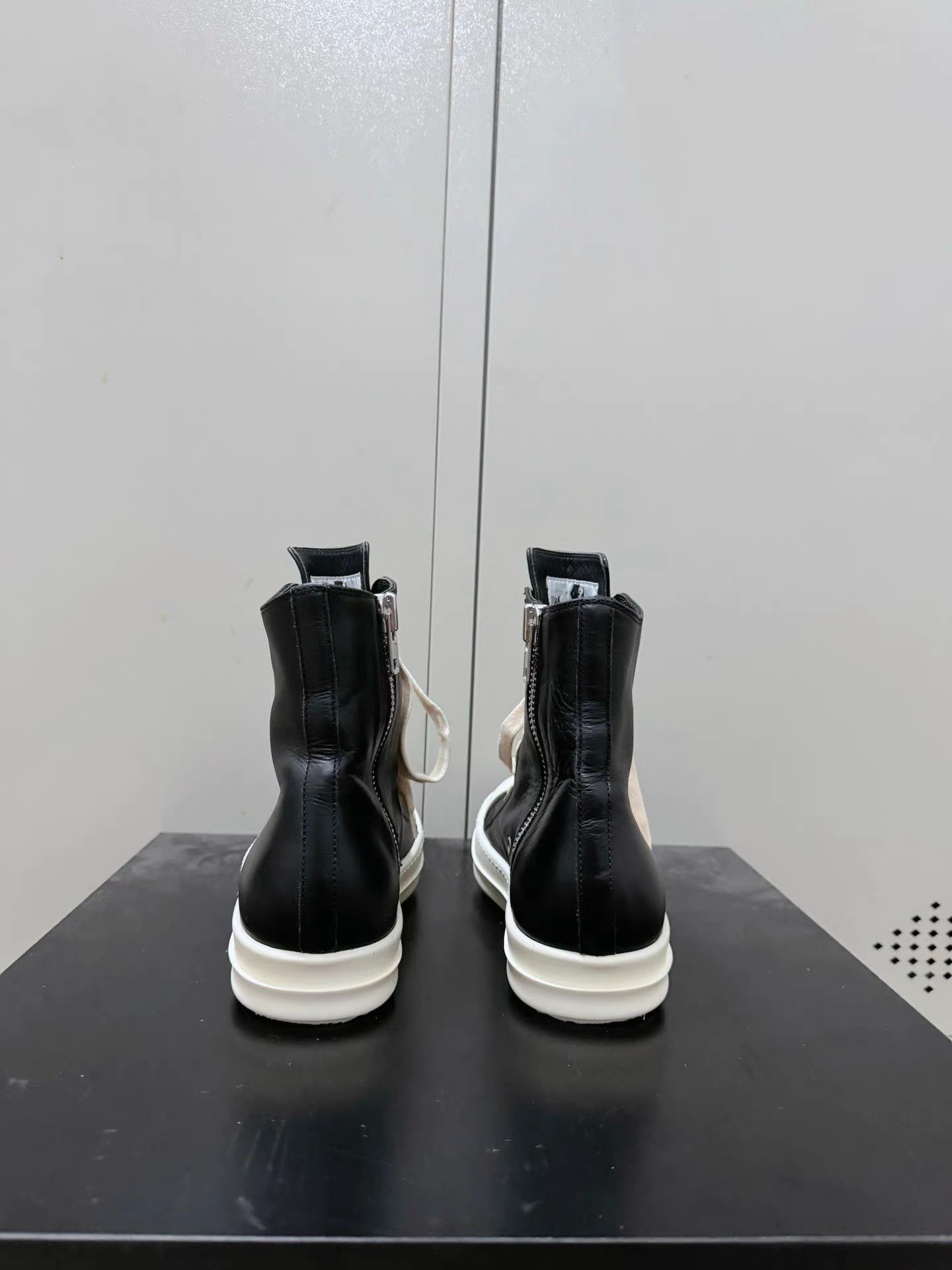 Rick Owens Rick Owens leather Converse high-top sneakers Size US 5 / IT 35 - 3 Thumbnail