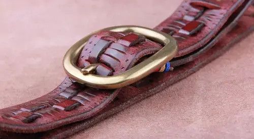 Other Rare Leather Braided Belt Size ONE SIZE - 3 Thumbnail