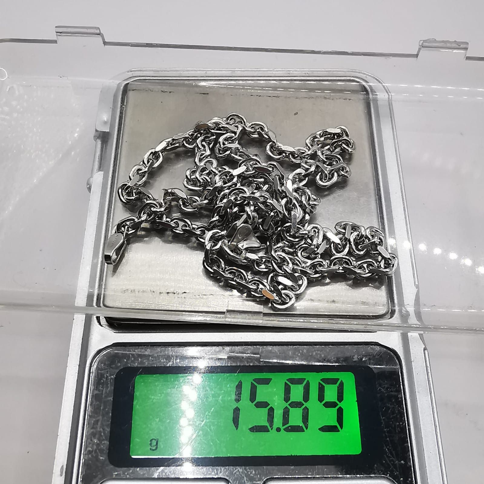 Sterling Silver Vintage Chain Necklece,925 Sterling Silver,Signed , 15,89g Size ONE SIZE - 4 Thumbnail