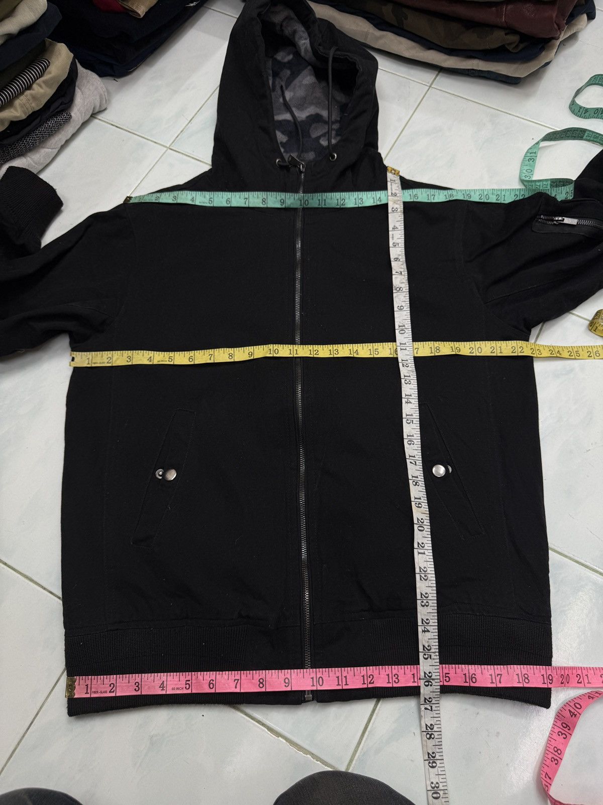 Hypebeast 🔥🔥🔥ARCHIVE ILLS HOODIE BOMBER JACKET Size US M / EU 48-50 / 2 - 10 Thumbnail
