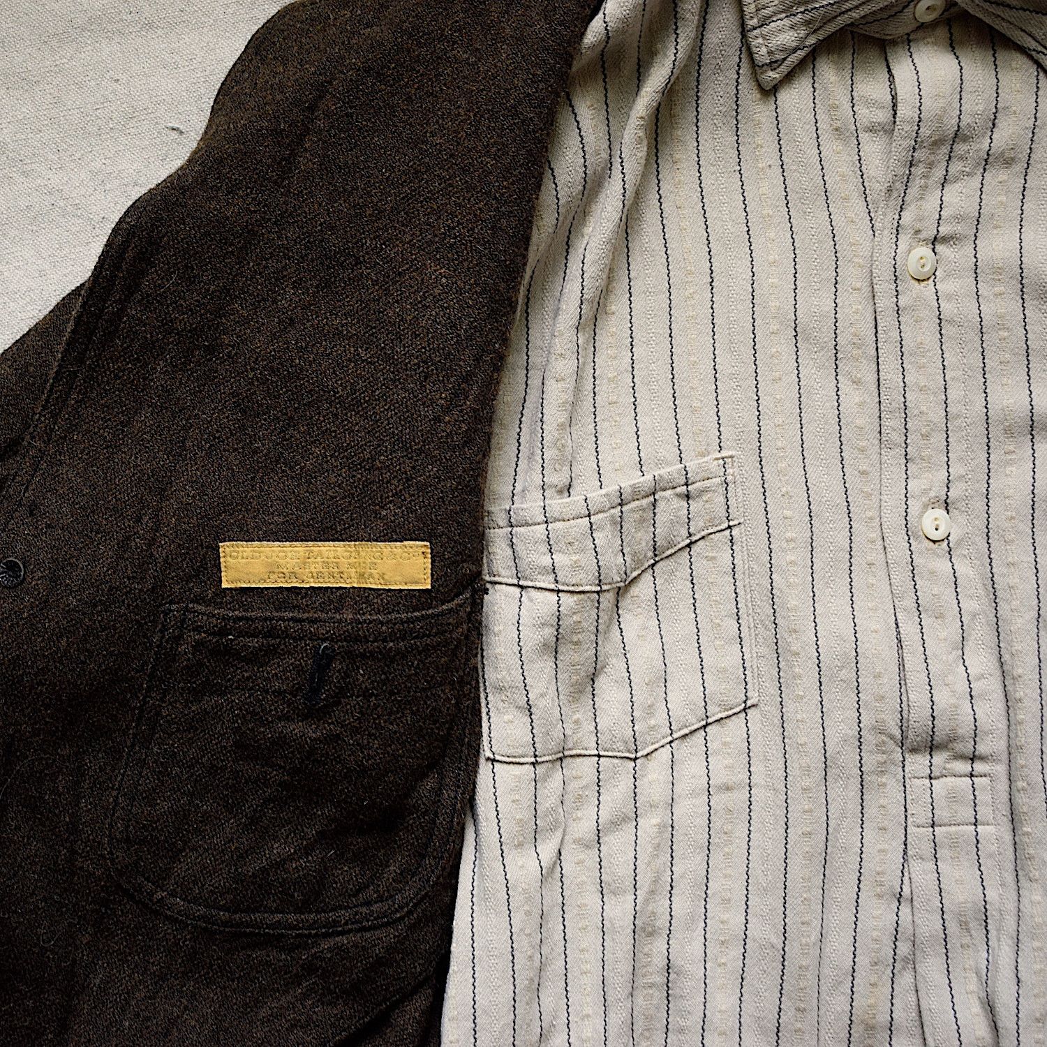Japanese Brand × Old Joe OLD JOE tweed sack jacket, vest & trousers sz. 38/36/30 Size 36R - 5 Thumbnail