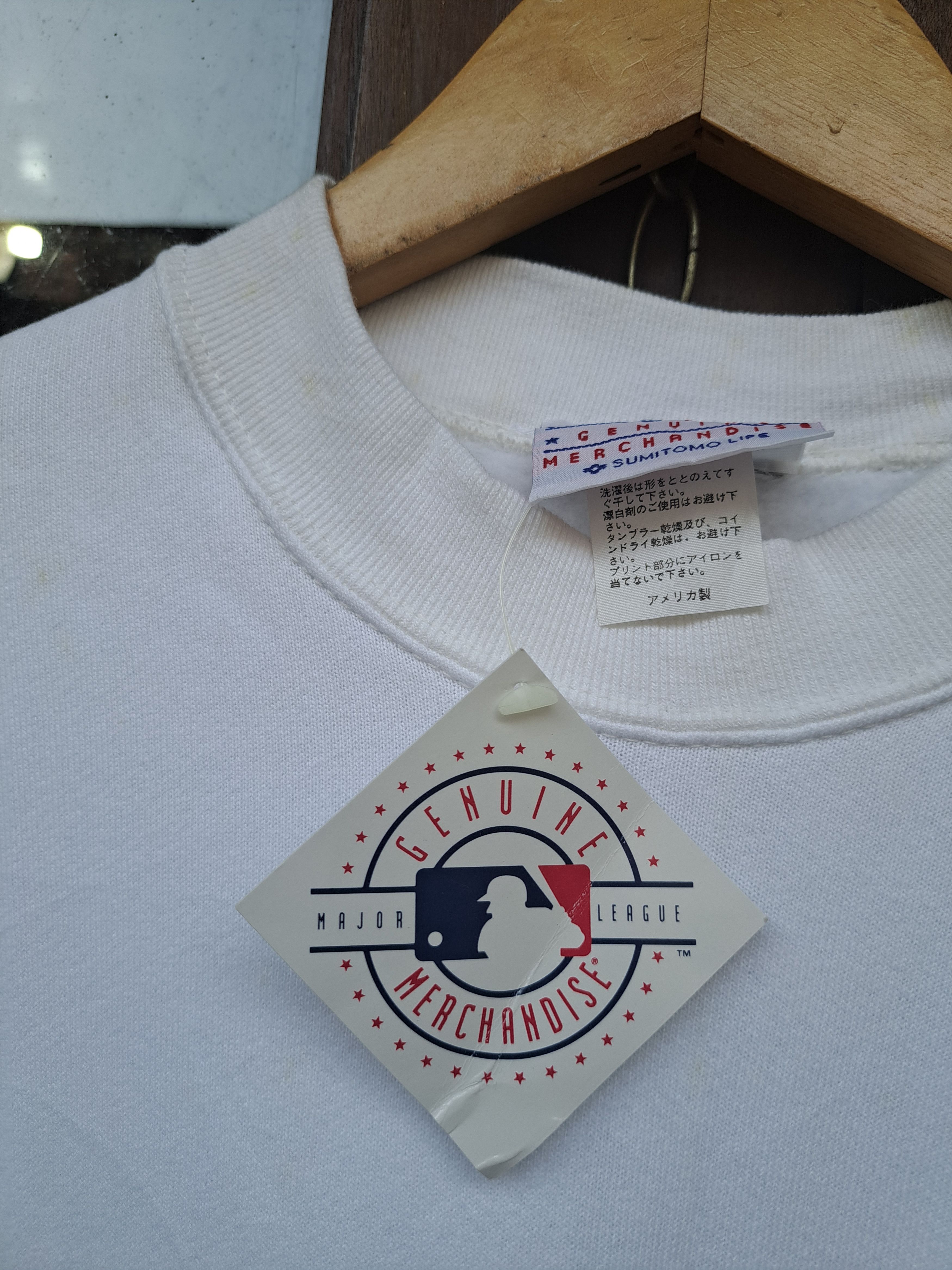 MLB × Vintage NOS 1995 Vintage LA Dodgers Hideo Nomo Sweatshirt Mens Large Size US L / EU 52-54 / 3 - 5 Thumbnail