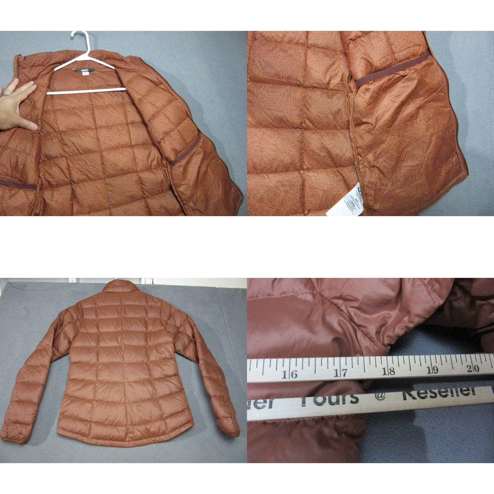 Vintage REI Womens XS Brown Nylon 650 Down Fill 2.0 Puffer Hiking Outdoor Jacket Size XS / US 0-2 / IT 36-38 - 8 Thumbnail