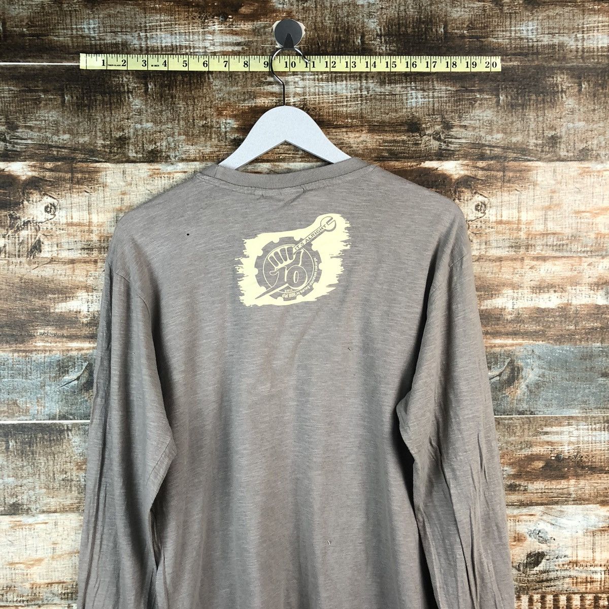 Harley Davidson Harley Davidson Grey Long Slevee T-Shirt #A2599 Size US S / EU 44-46 / 1 - 14 Thumbnail