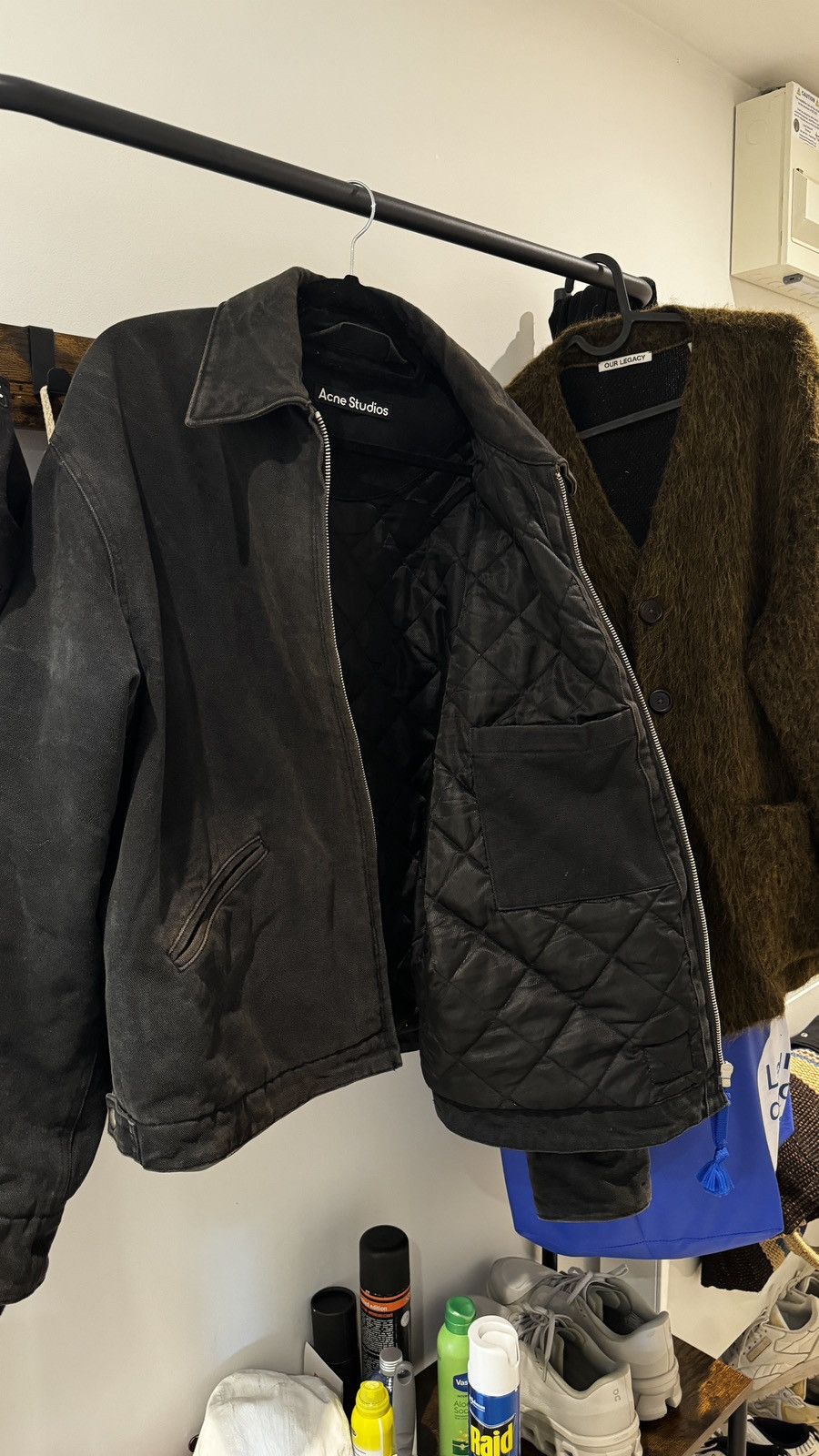 Acne Studios Acne Studios Stonewash Black Denim Jacket like Carhartt Size US M / EU 48-50 / 2 - 6 Thumbnail