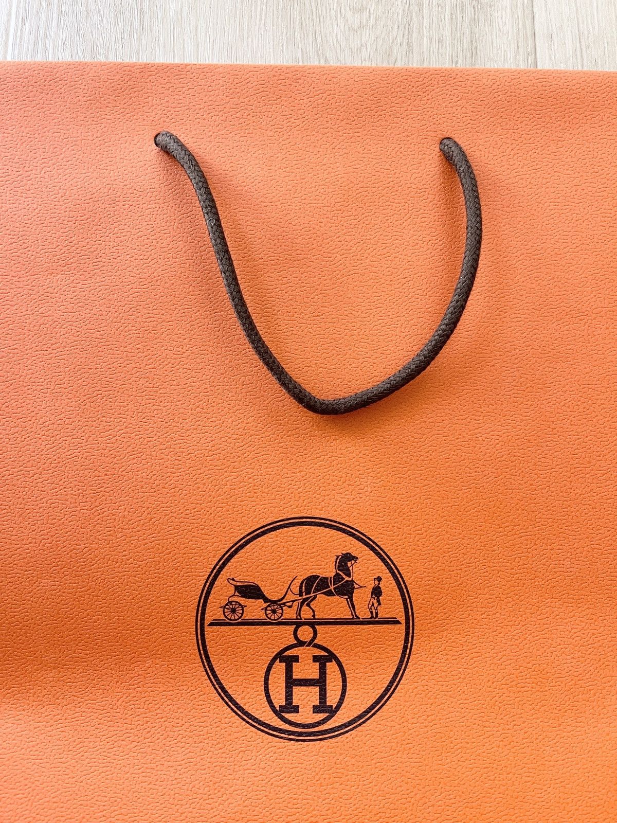 Hermes Authentic Hermes Orange Medium Shopping Bag Size ONE SIZE - 4 Thumbnail