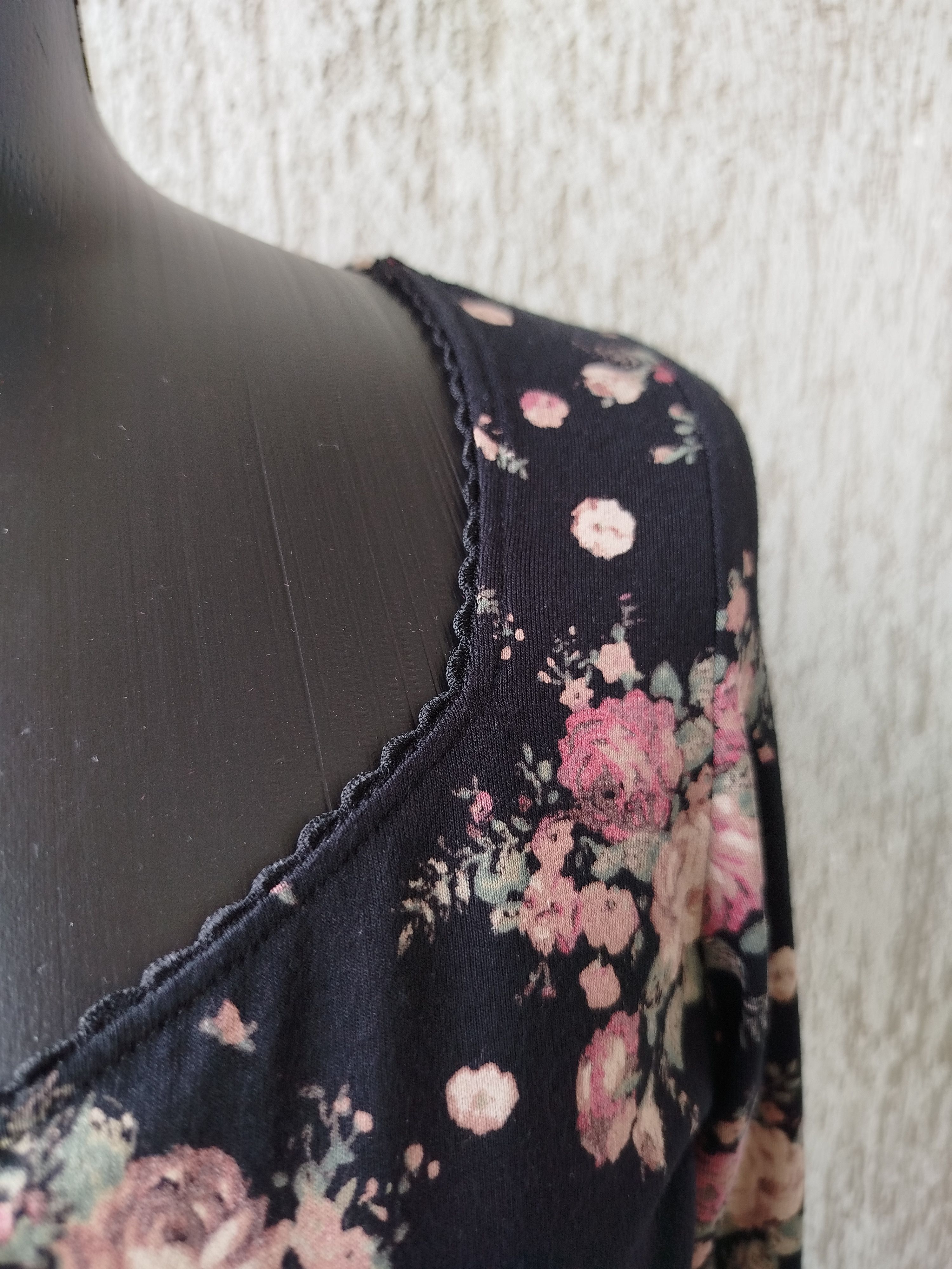 Hysteric Glamour VIVE MARIA Dress Midi Floral Coquette Lace Viscose Size M Size M / US 6-8 / IT 42-44 - 4 Thumbnail