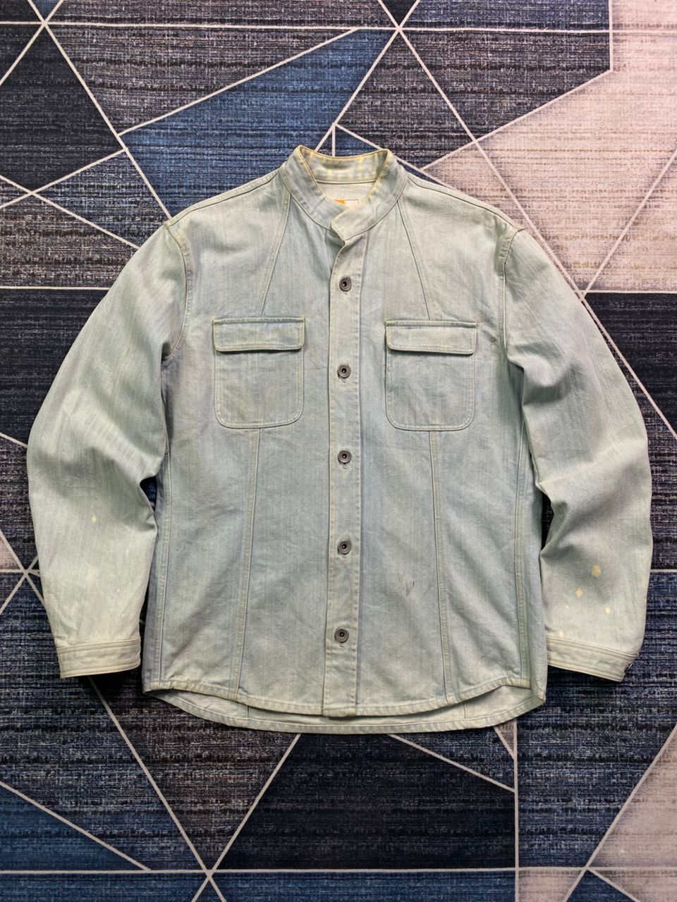 E.Z by Zegna Denim Biker Jacket