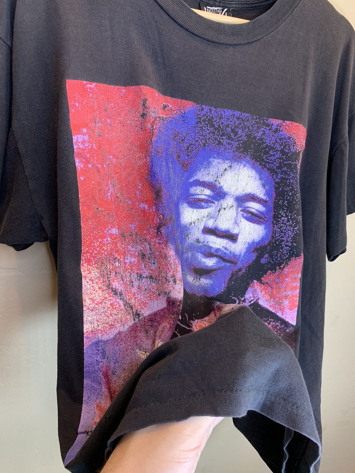 Band Tees RARE* Vintage 90’s Jimi Hendrix Backstage Pass Smoking Shirt Size US XL / EU 56 / 4 - 3 Thumbnail