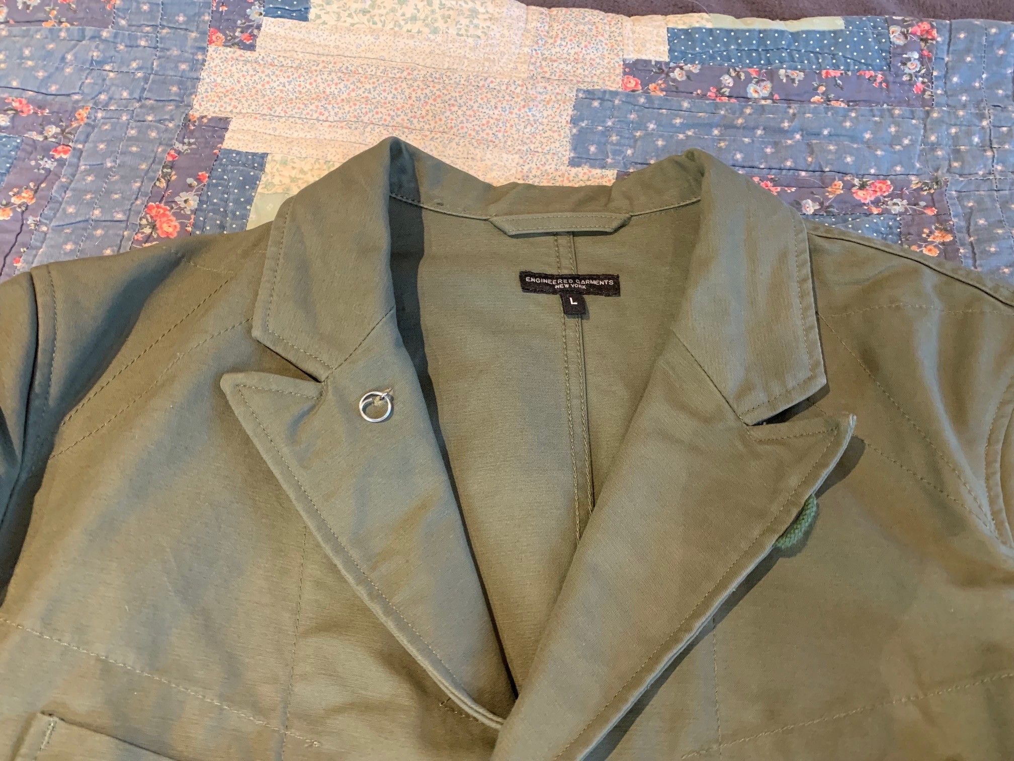 Engineered Garments EG Bedford Olive Sports Coat Size 40R - 2 Thumbnail
