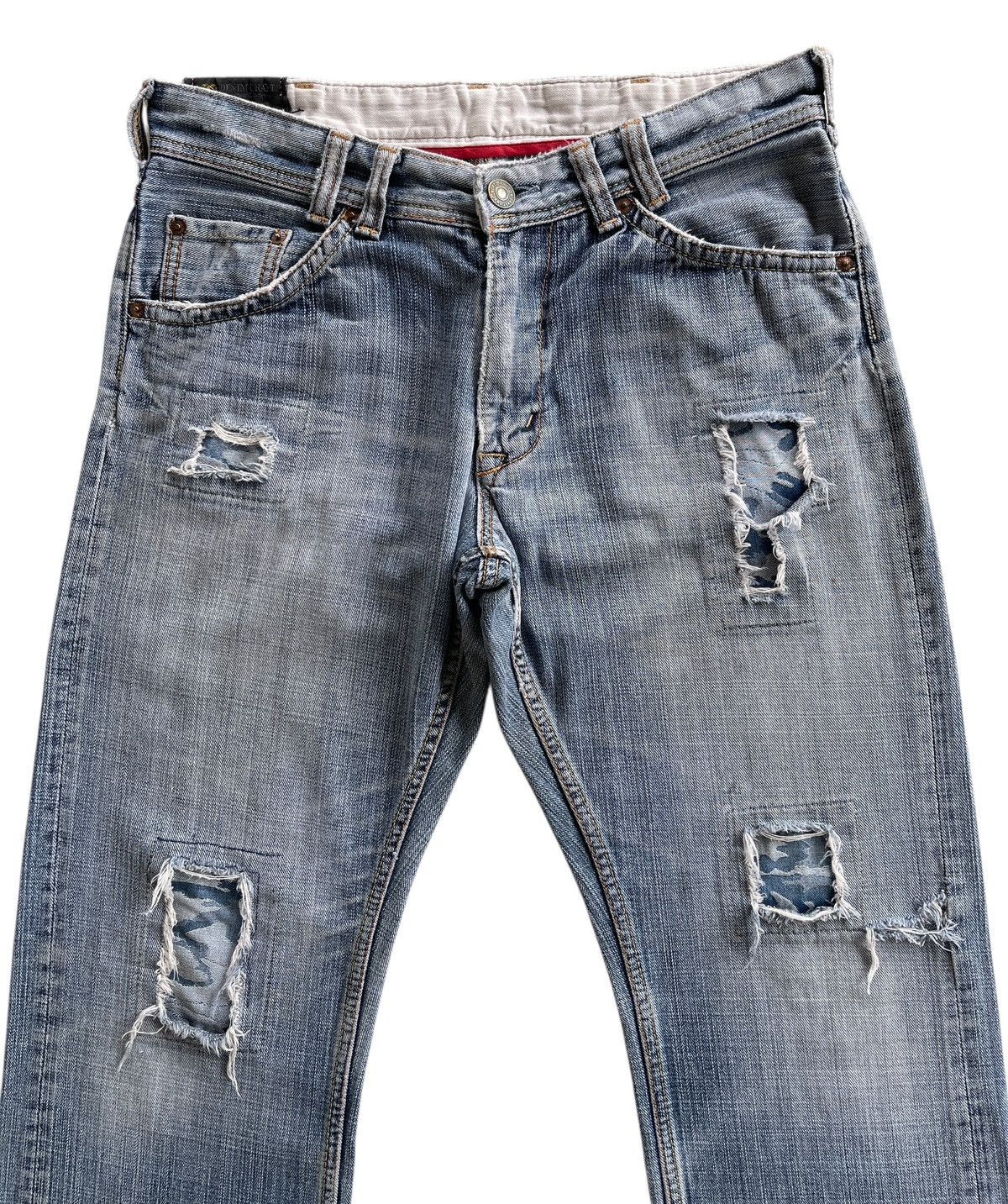 Vintage Vintage Denim Craft Distressed Streetwear Jeans Size US 32 / EU 48 - 2 Thumbnail