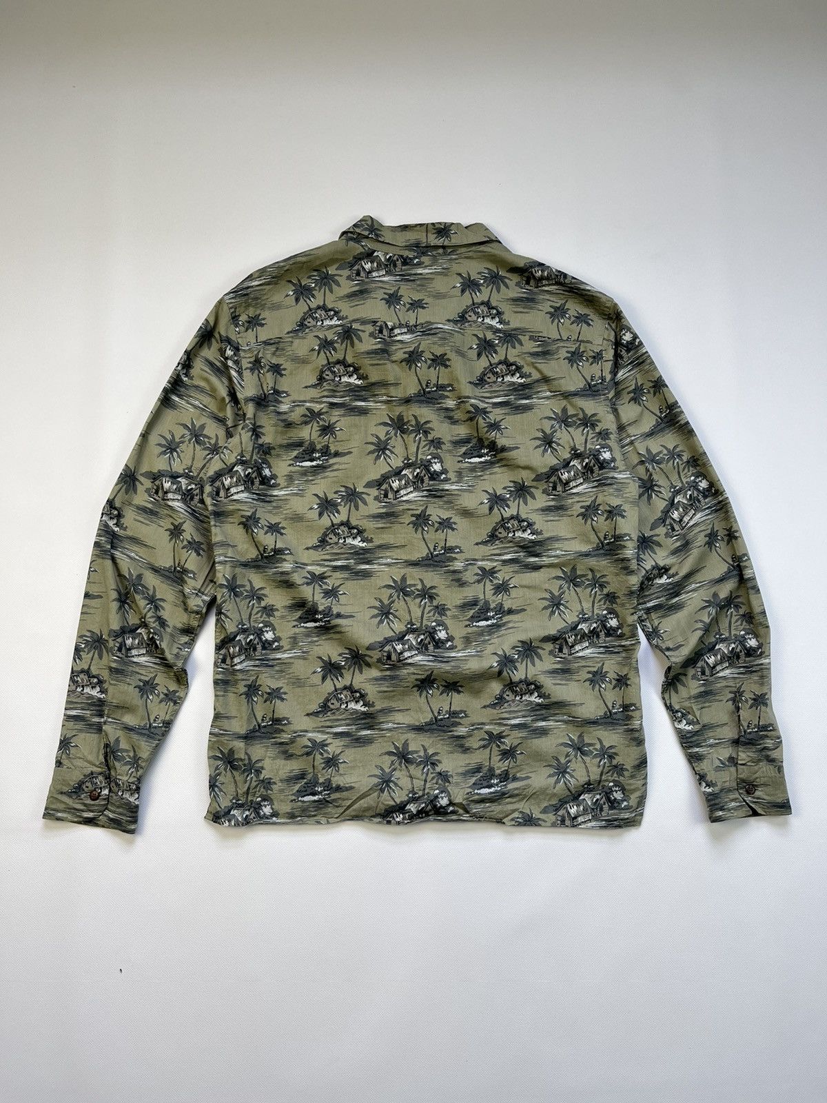 Allsaints Allsaints Marooned Hawaiian Floral Cotton & Viscose Shirt Size US L / EU 52-54 / 3 - 5 Thumbnail