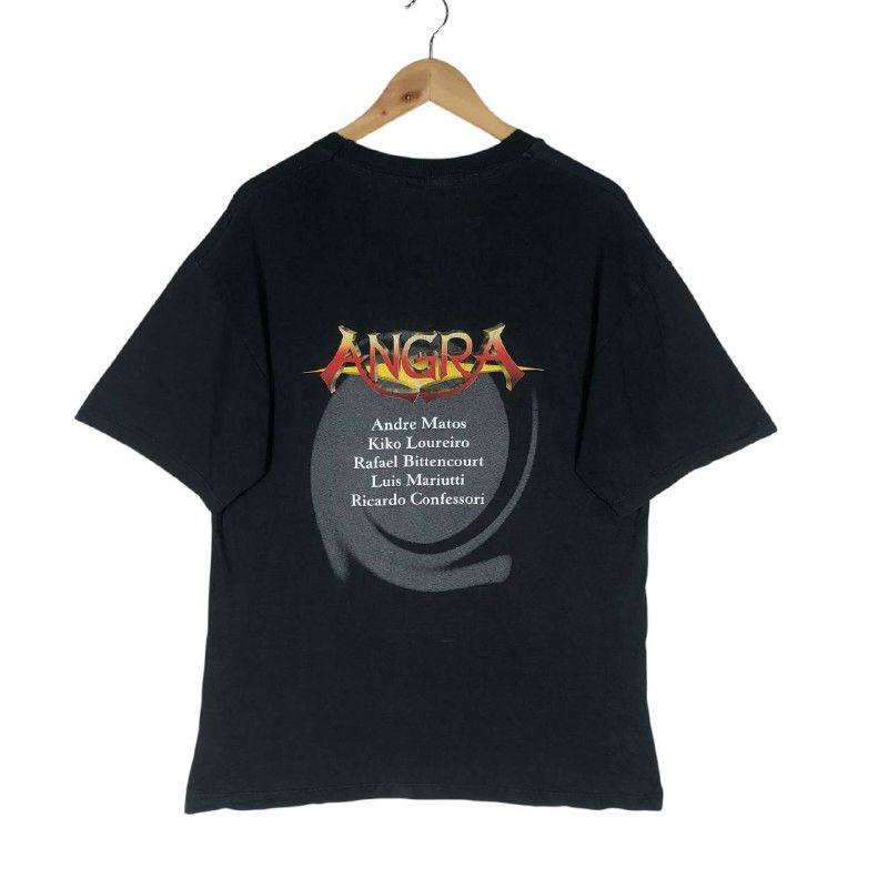 Band Tees Vintage 90's Angra Angles Cry T-Shirt Size US L / EU 52-54 / 3 - 5 Thumbnail