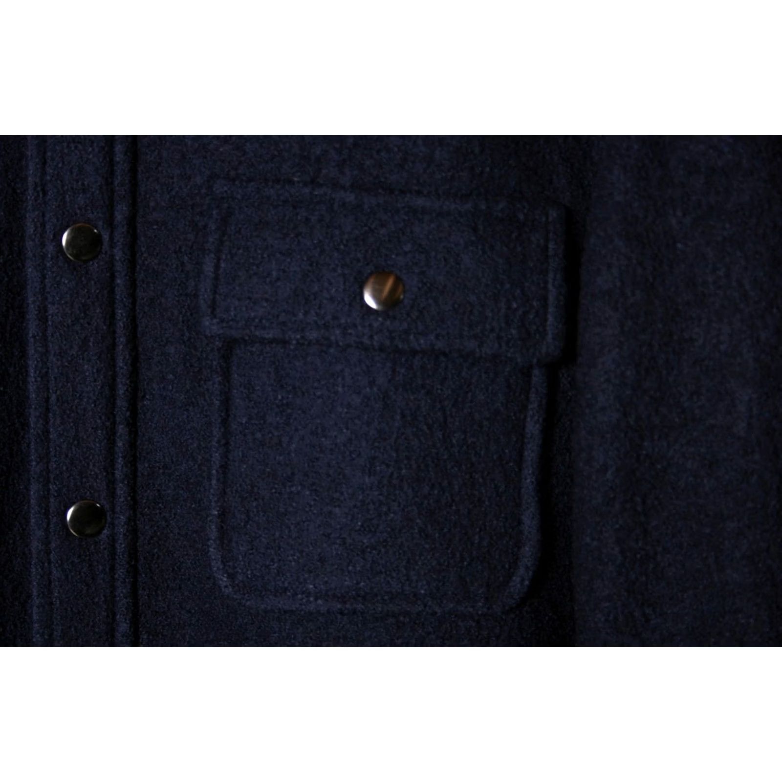 Vintage Telluride Clothing Co. Blue Wool Blend Snap Button Shirt Jacket M Shacket Mens Size US M / EU 48-50 / 2 - 3 Thumbnail