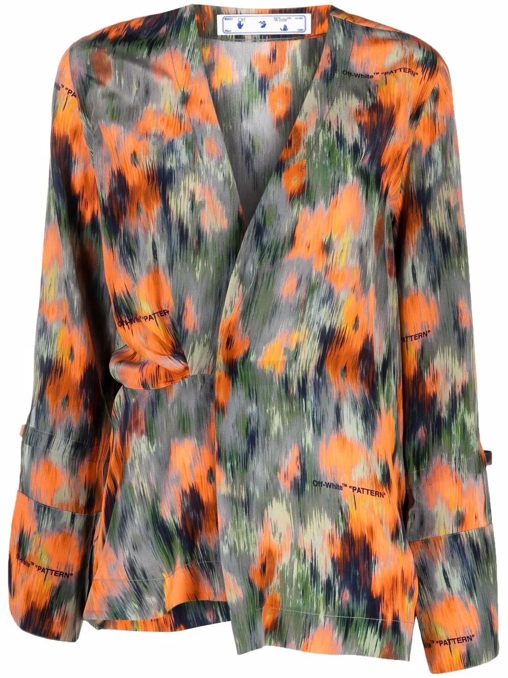 Off-White o1y1225 Patterned Shirt in Multicolor Size XS / US 0-2 / IT 36-38 - 1 Thumbnail