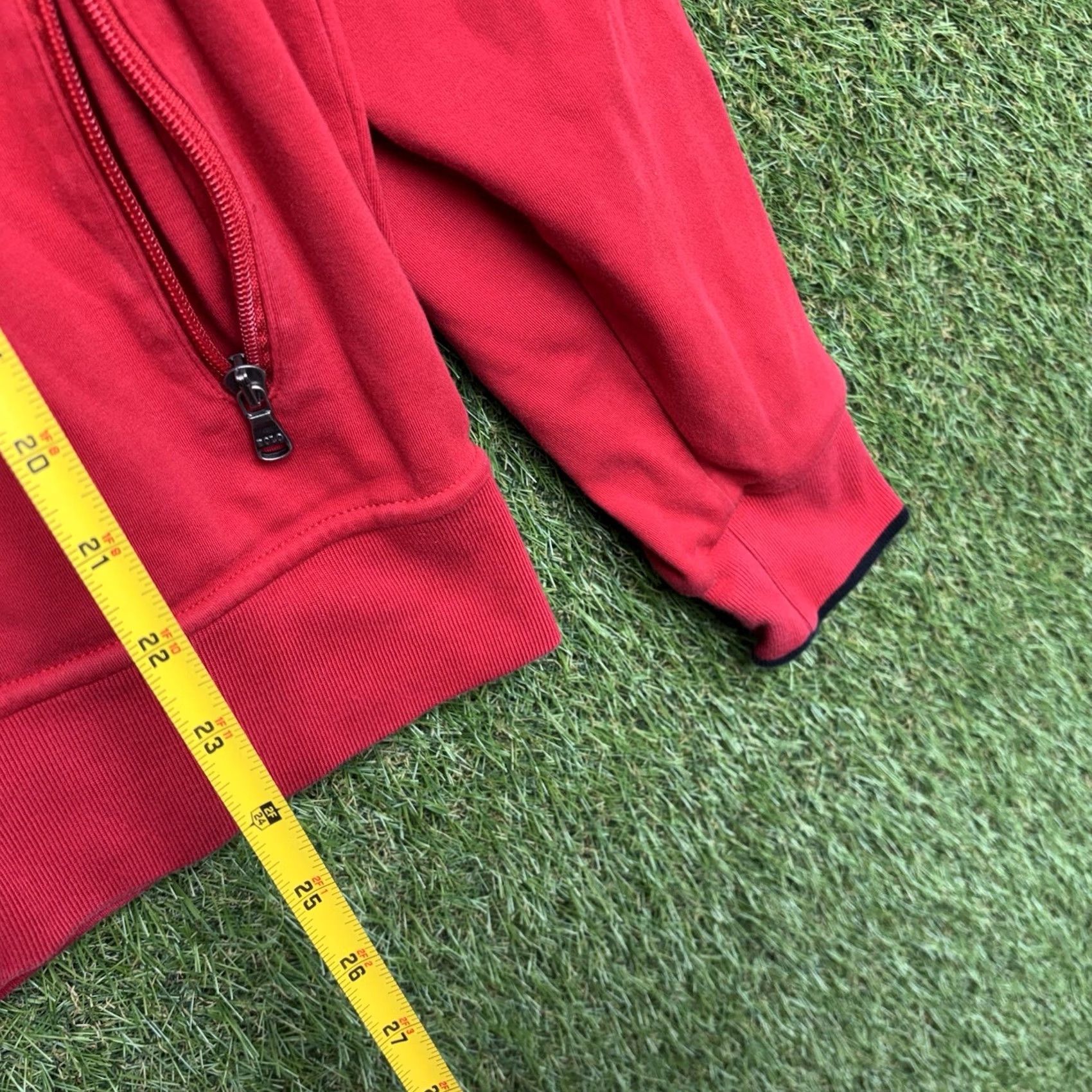 Polo Ralph Lauren Polo Ralph Lauren Performance Track Jacket Mens Small Full Zip Red Activewear Size US S / EU 44-46 / 1 - 4 Thumbnail