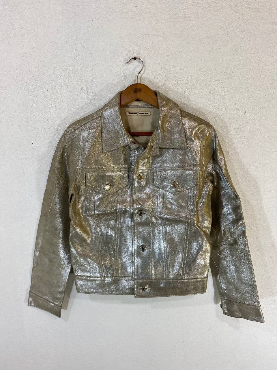 CABANE de ZUCCa maiden voyage cabane de zucca glitter leather jacket Size US S / EU 44-46 / 1 - 1 Thumbnail