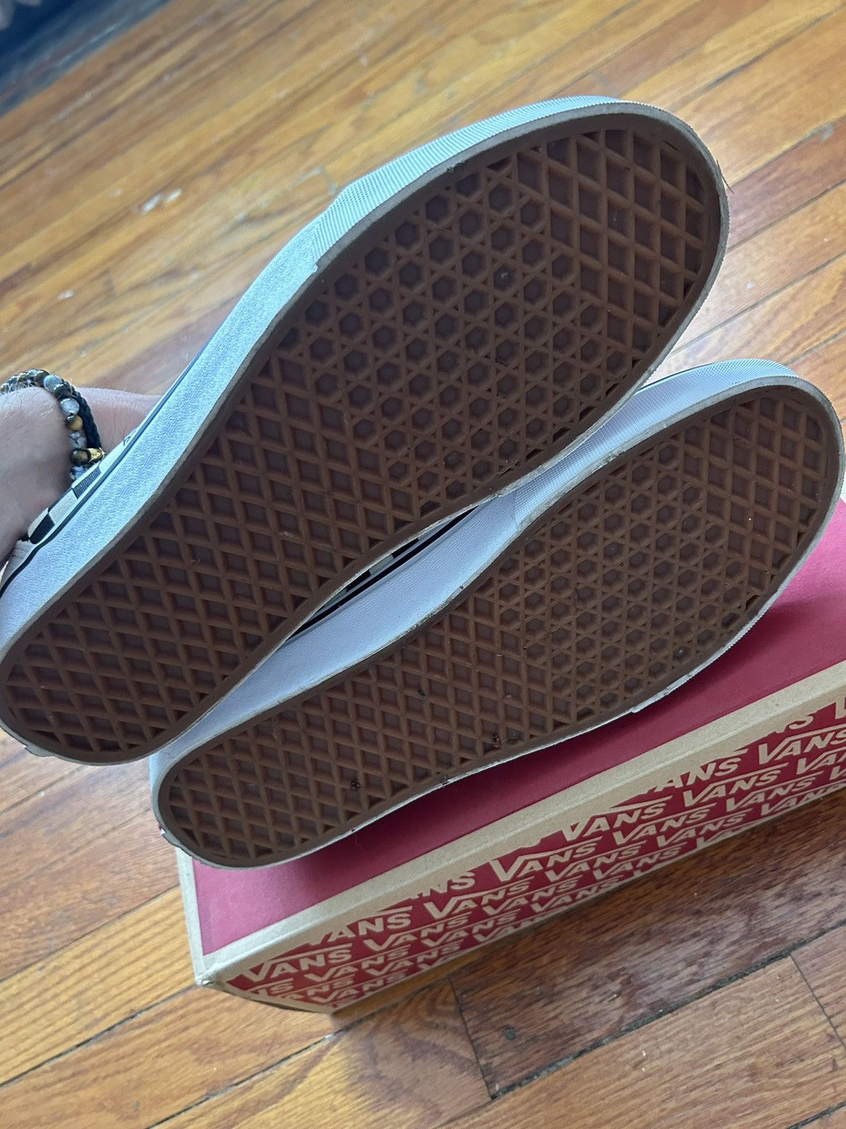 Vans Vans old school checkerboard cream Size US 10 / EU 43 - 5 Thumbnail