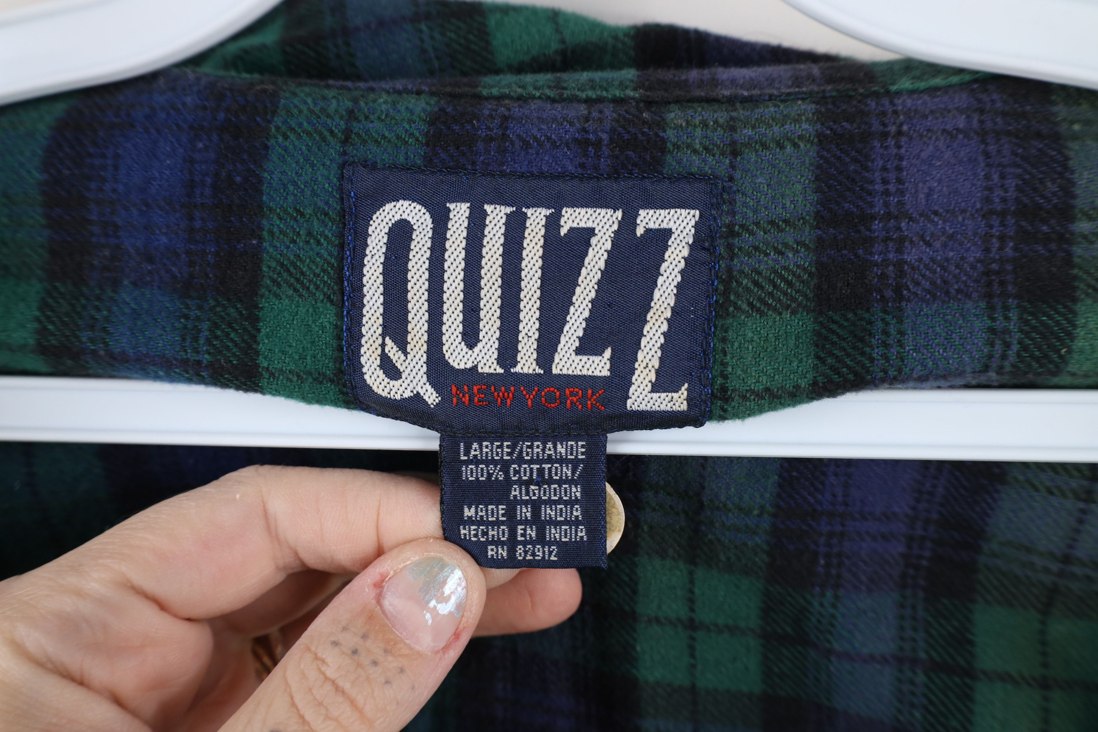 Vintage Vintage 90s Streetwear Flannel Shirt Jacket Jac Shirt Size US L / EU 52-54 / 3 - 8 Thumbnail