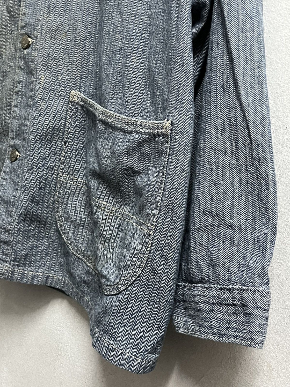 Polo Ralph Lauren Ralph Lauren double RL vintage 90s 5 button up jacket denim Size US XXL / EU 58 / 5 - 5 Thumbnail