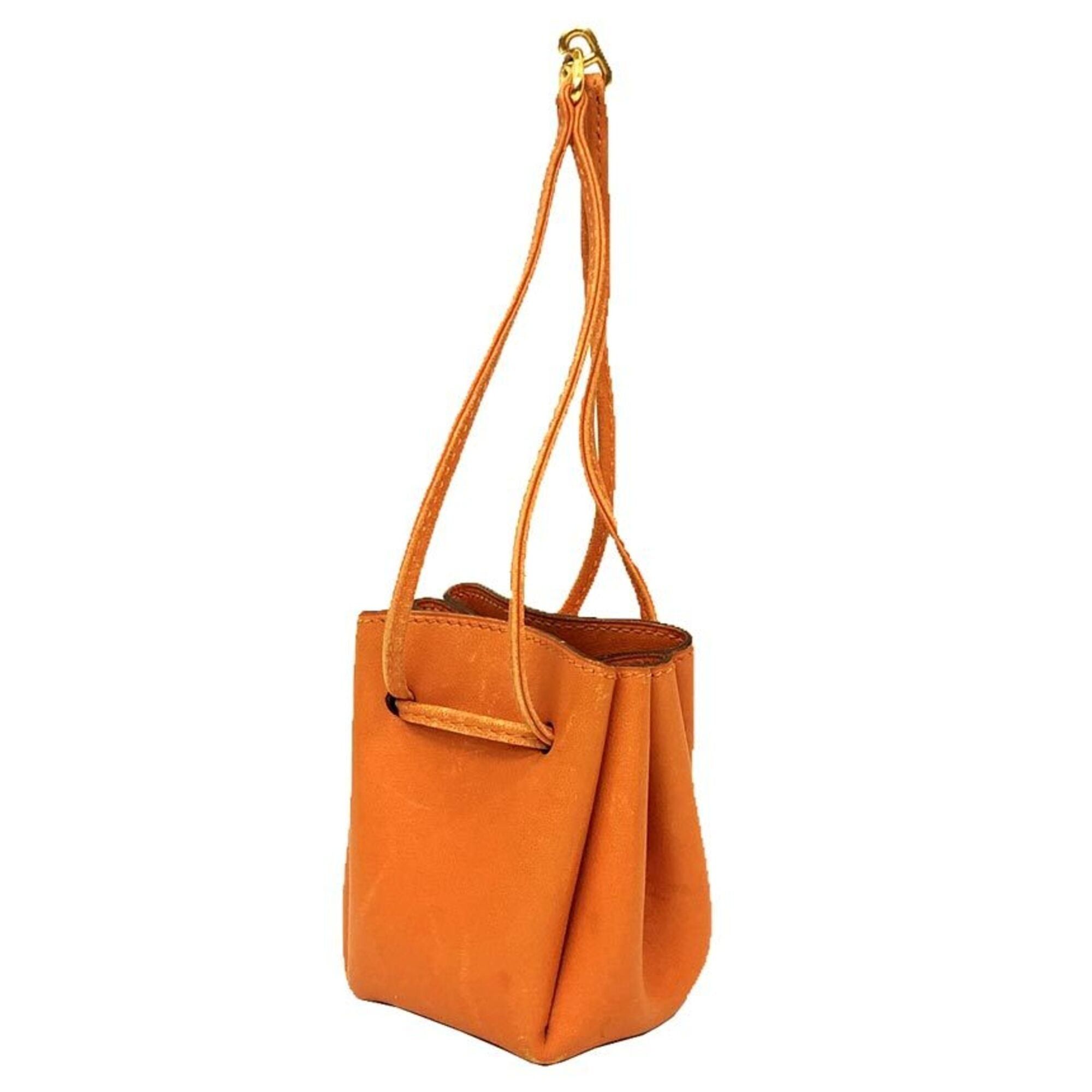 Hermes Hermes Vespa Pouch Multi-case Leather Box Calf Orange Size ONE SIZE - 1 Thumbnail