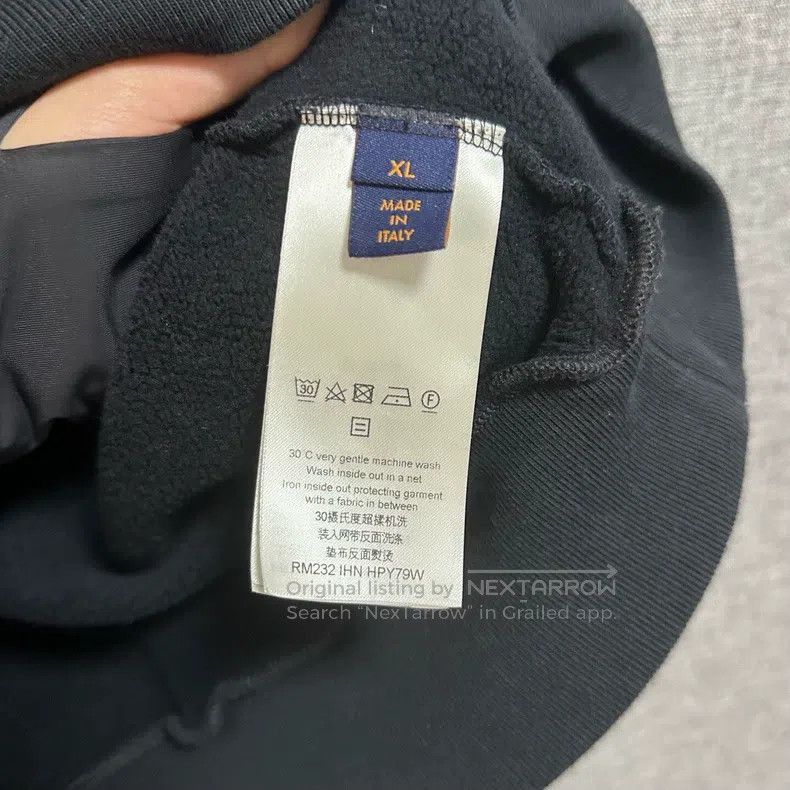 Louis Vuitton Louis Vuitton Letter embroidered sweatshirt Size US XL / EU 56 / 4 - 4 Thumbnail