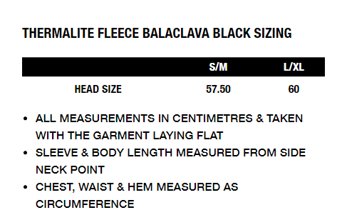Palace PALACE THERMALITE FLEECE BALACLAVA BLACK Size ONE SIZE - 9 Thumbnail