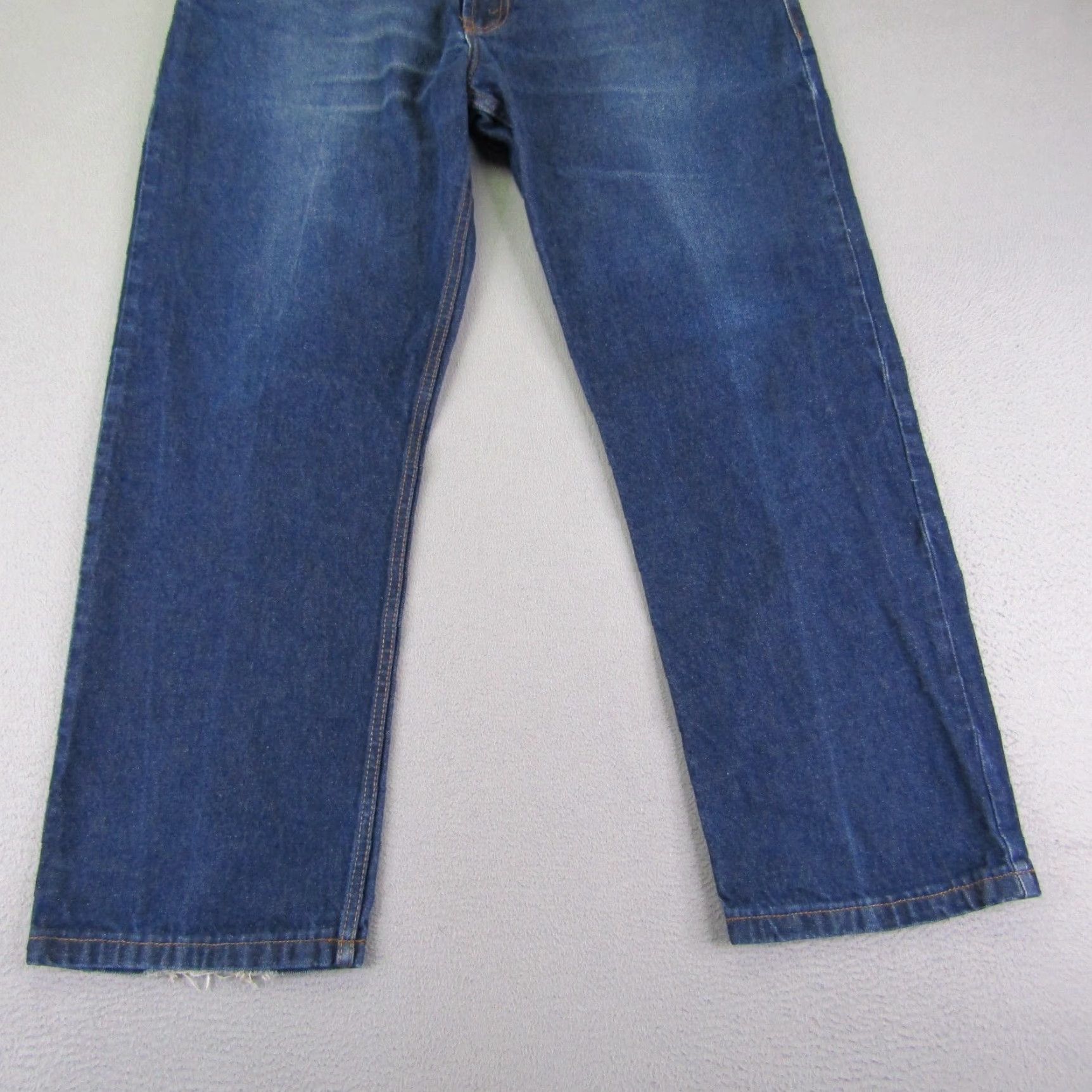Rocawear VINTAGE Rocawear Jeans Mens 36x30 Blue Denim Straight Leg Dark Wash Y2K Pants Jeans Size US 35 - 3 Thumbnail