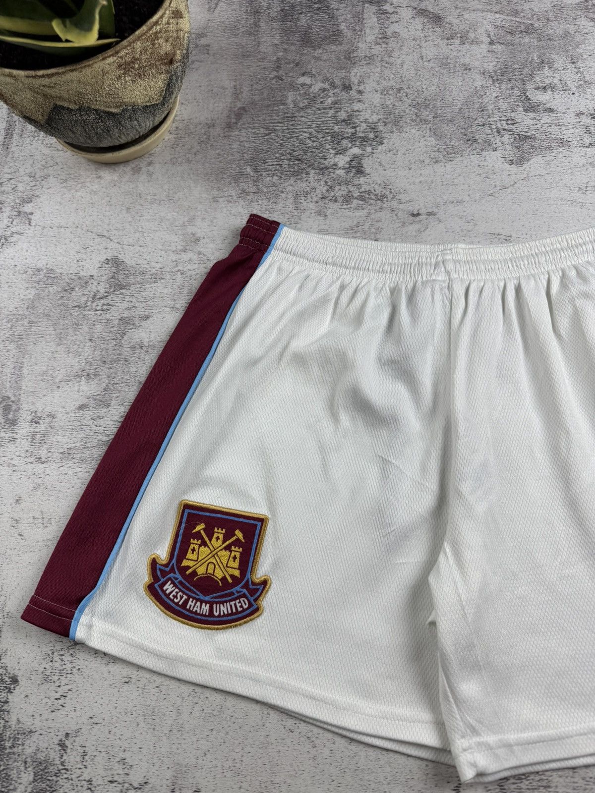Fila Fila West Ham Match Worn Player Issued 1999/2001 #26 Football Soccer Shorts Size US 30 / EU 46 - 5 Thumbnail