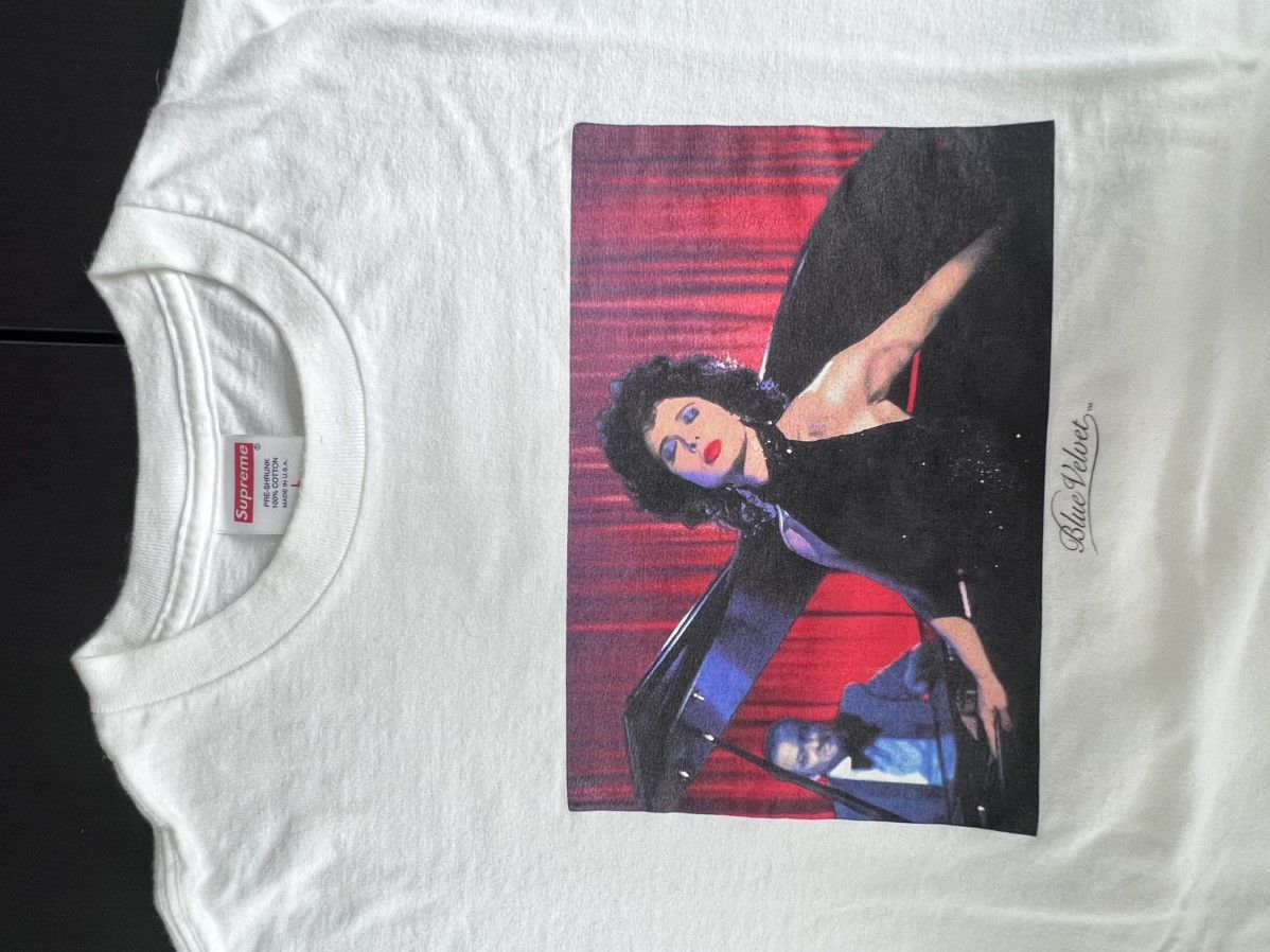 David Lynch Supreme Tシャツ ブラック ブルーベルベット Supreme
