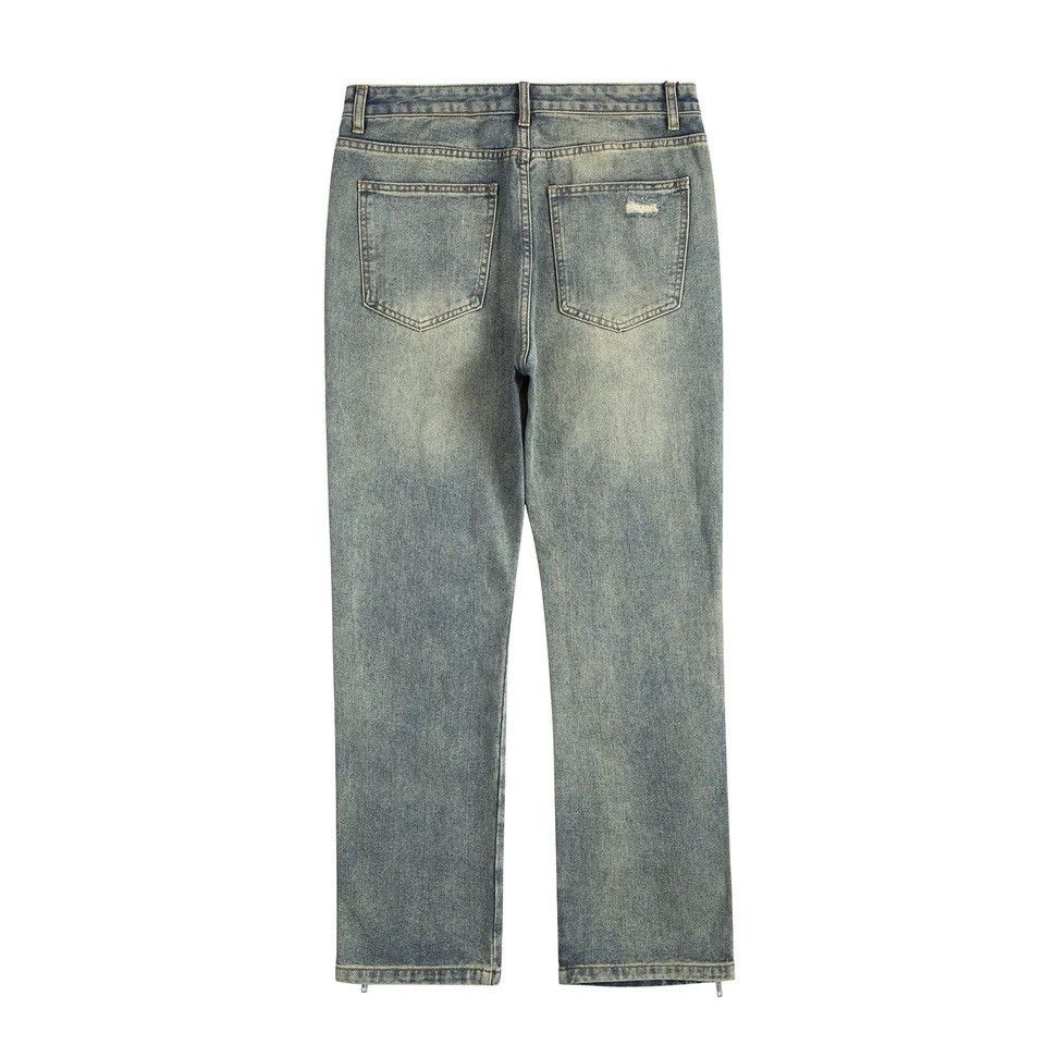 Japanese Brand × Vintage Distressed relaxed jeans side button Size US 30 / EU 46 - 5 Thumbnail