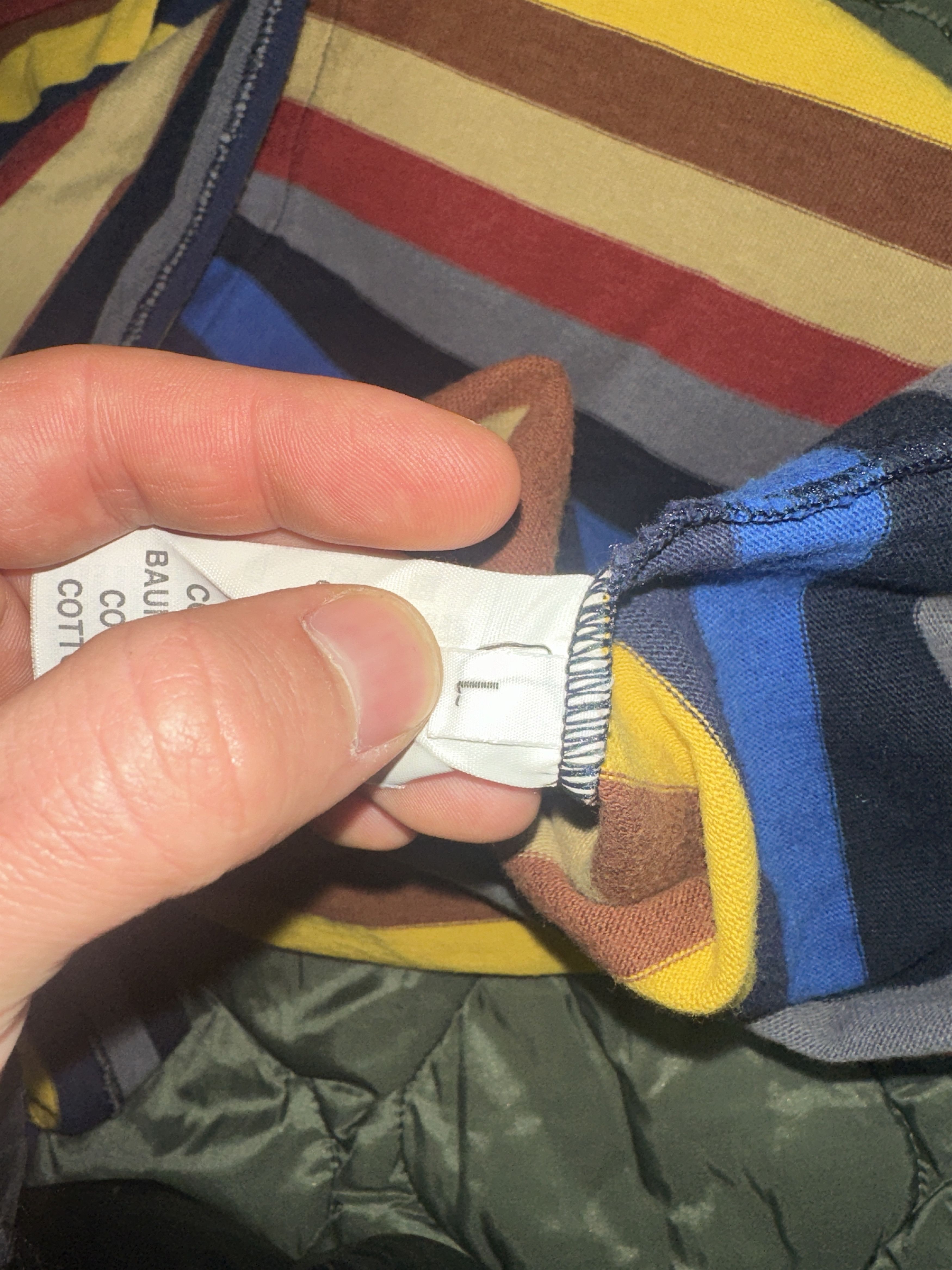C.P. Company 1985 C.P. Company Massimo Osti Striped Polo Shirt Size L Size US L / EU 52-54 / 3 - 10 Thumbnail