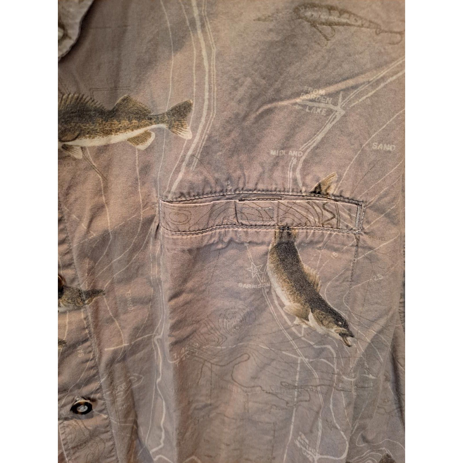 Columbia Columbia River Lodge Tan Fishing Shirt Size XL Size US XL / EU 56 / 4 - 2 Thumbnail