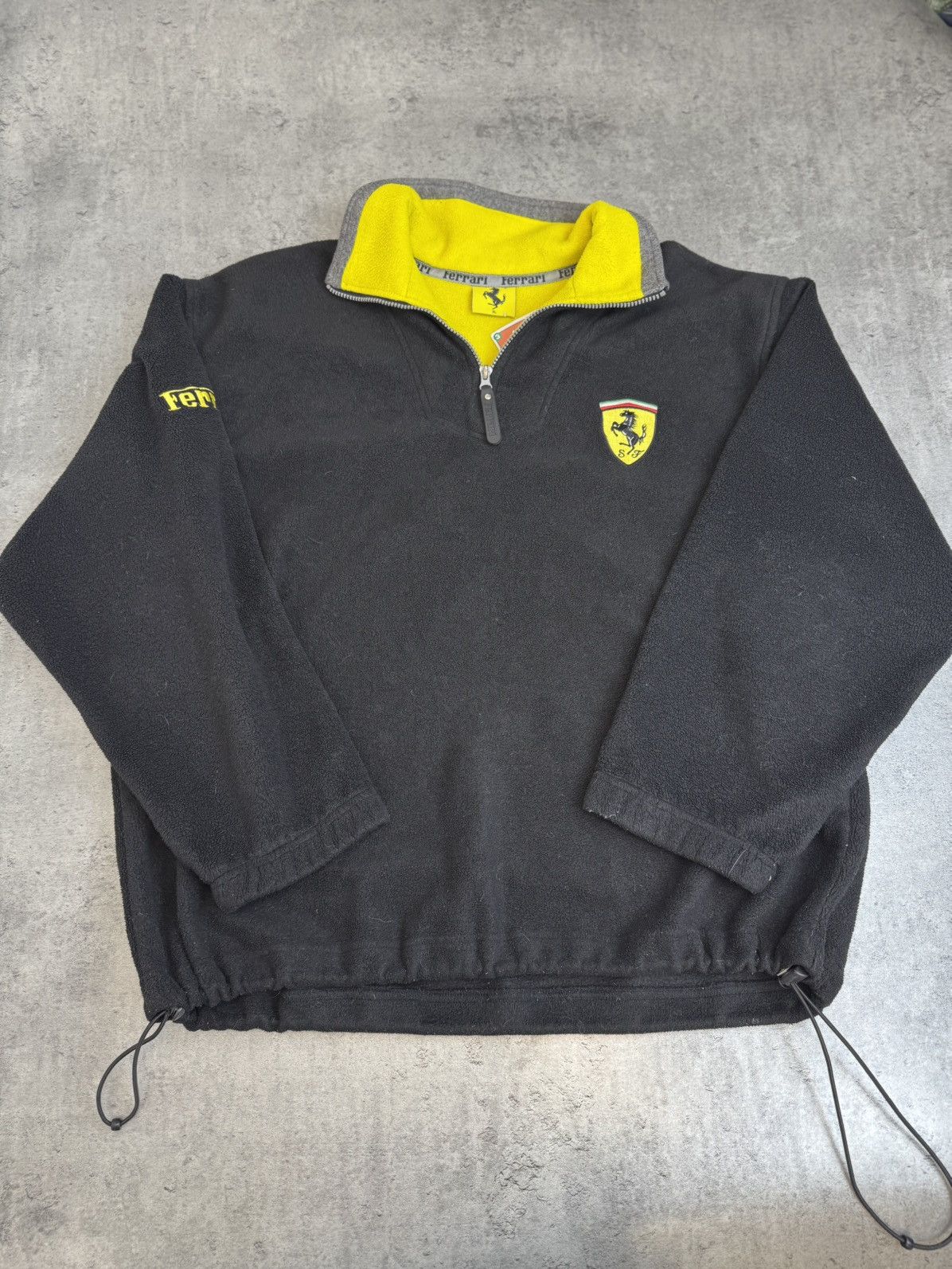 Ferrari 1997 Ferrari Fleece Racing Polar Pullover Vintage 90s F1 Size US XL / EU 56 / 4 - 1 Thumbnail