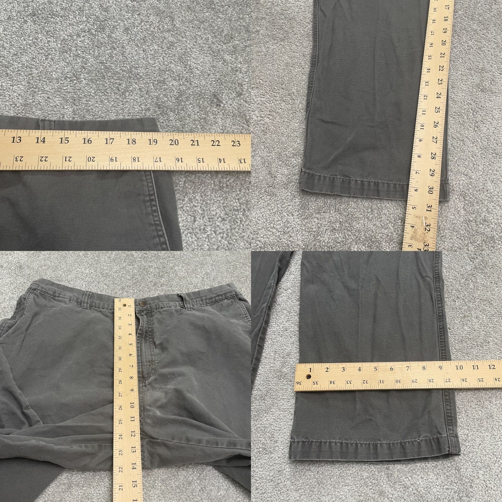 Vintage Columbia Pants Mens 40 Gray Carpenter Straight Leg Cotton Workwear Outdoor Hiking Casual Size US 40 / EU 56 - 9 Thumbnail