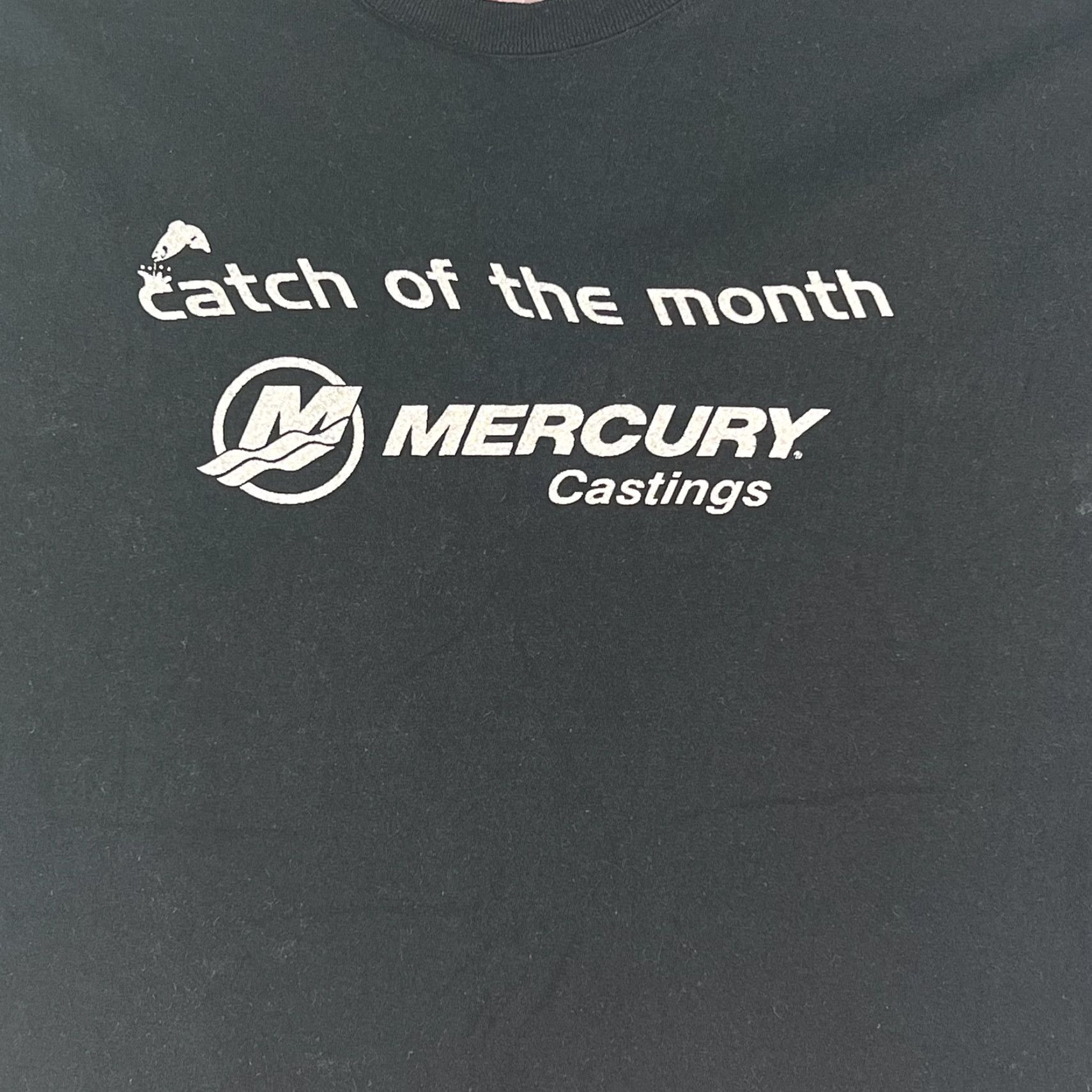Gildan Gildan T Shirt Mens Black 2XL Graphic Catch Of The Month Mercury Castings Size US XXL / EU 58 / 5 - 2 Thumbnail