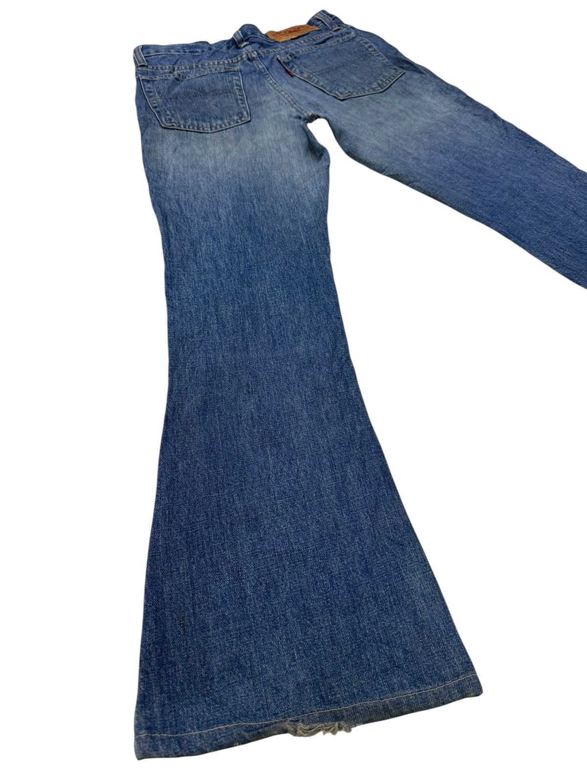 Big John Vintage 80s Big John Flared Stacked Distressed Denim Size US 28 / EU 44 - 18 Thumbnail
