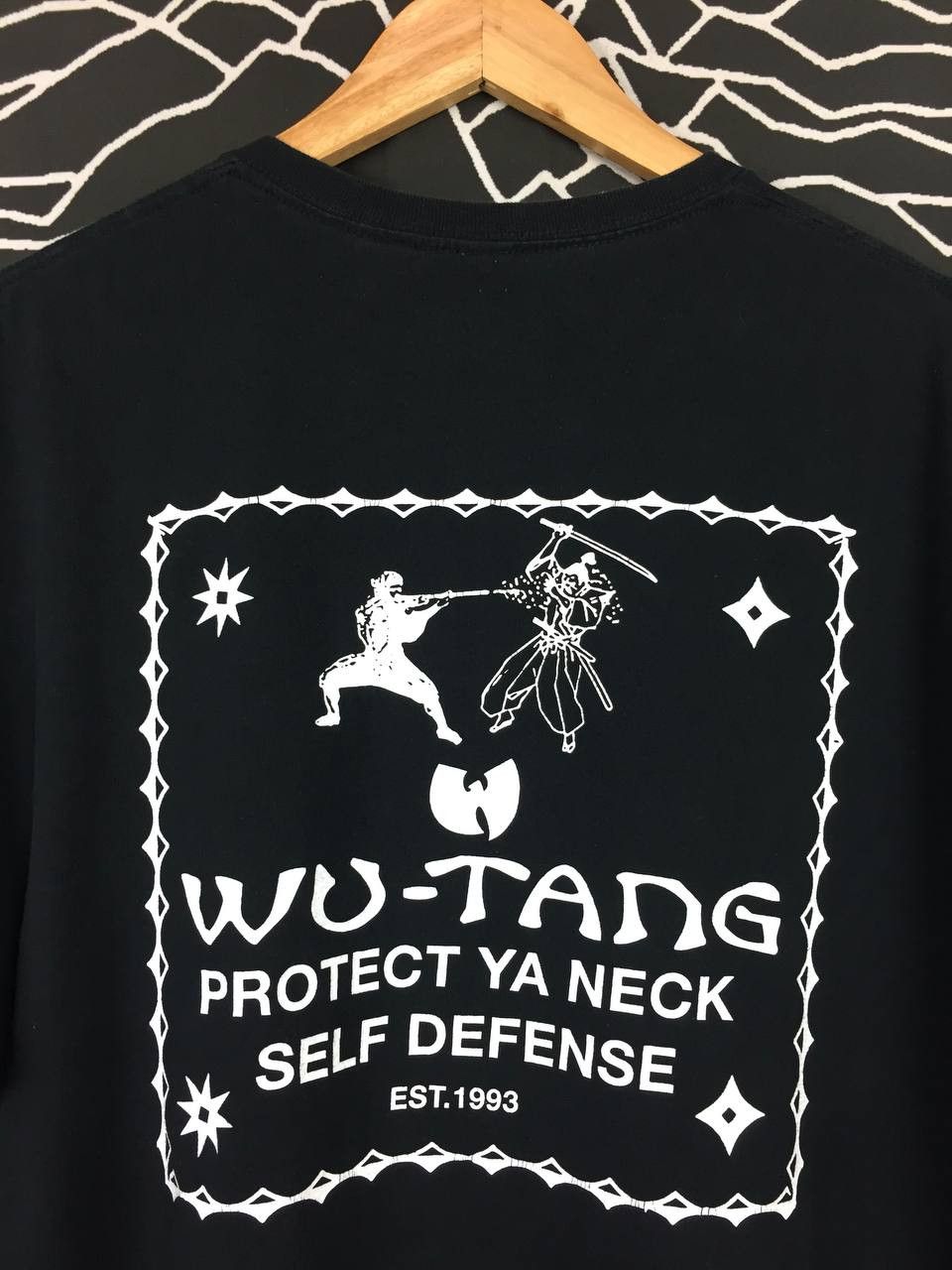 Rap Tees Wu Tang Clan Protect Ya Neck Self Defense Rap Tee Size US L / EU 52-54 / 3 - 3 Thumbnail