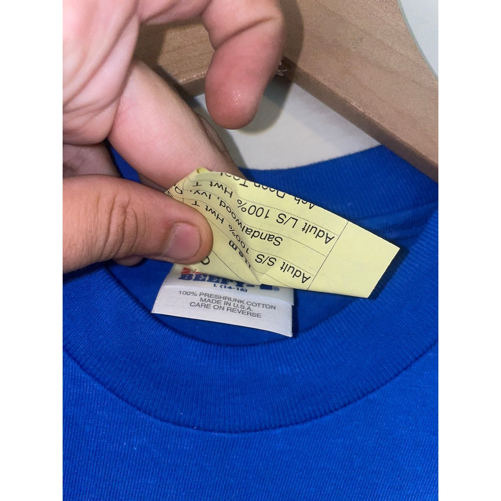 Hanes Youth Vintage Mount Snow Shirt Moose Biking Kid's Tee 90s L Size L / US 10 / IT 46 - 5 Thumbnail
