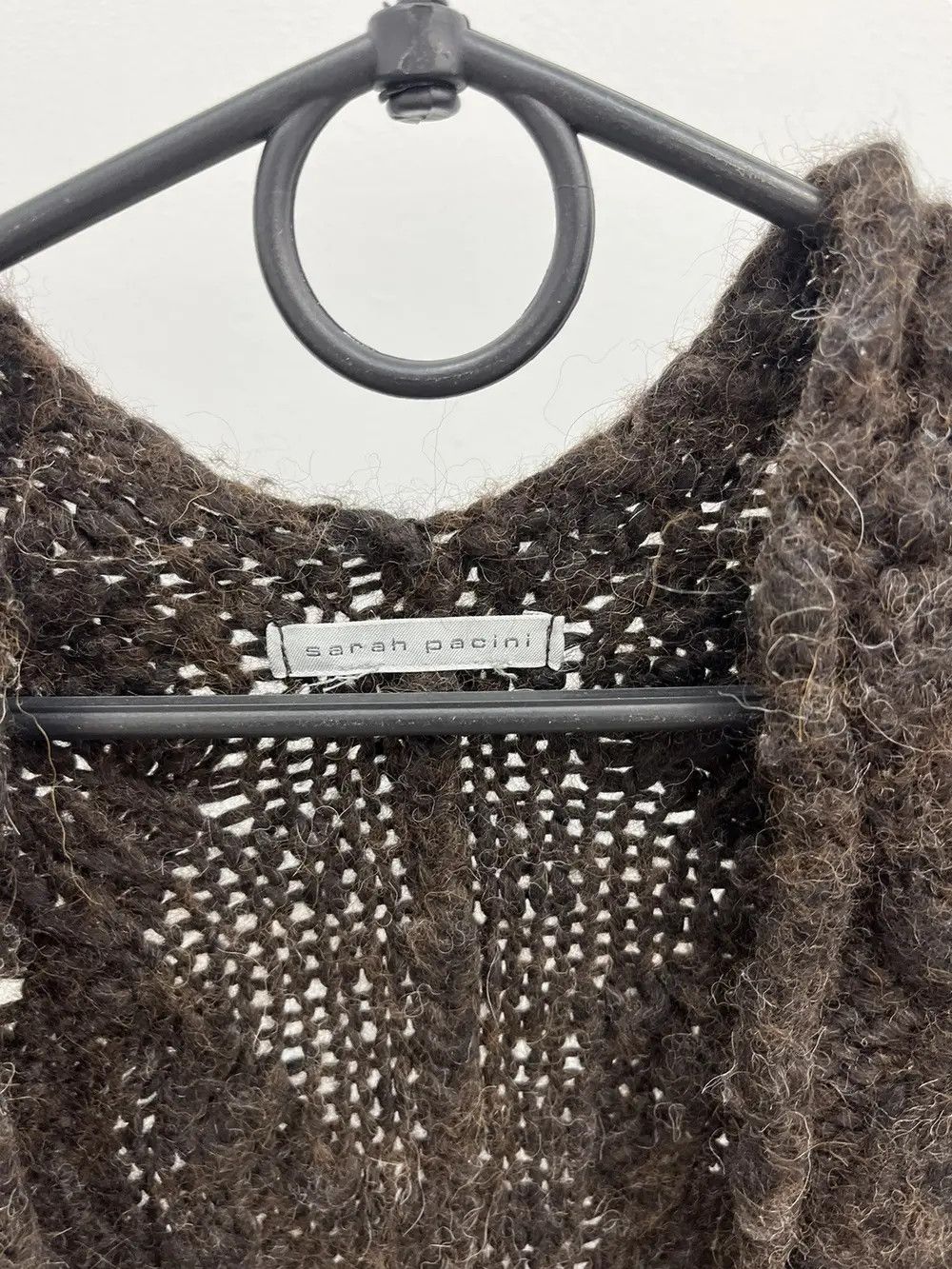 Sarah Pacini Sarah Pacini Wool Cardigan Cape Sweater Size M / US 6-8 / IT 42-44 - 3 Thumbnail