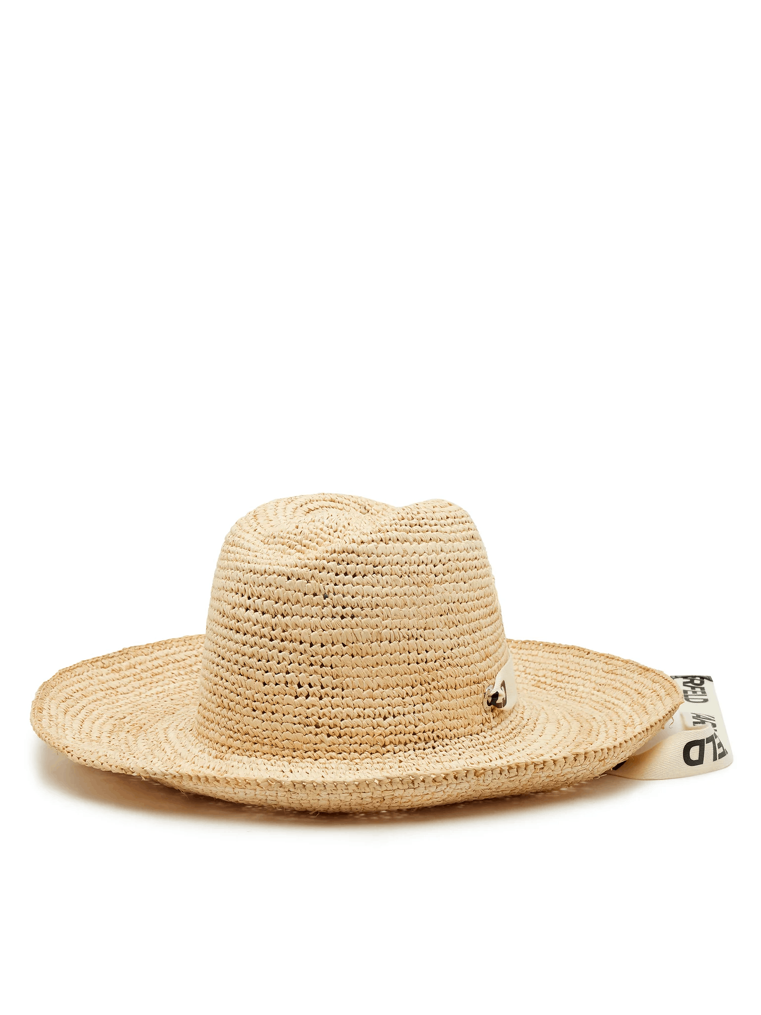 Karl Lagerfeld hat with brim Raffia Size ONE SIZE - 2 Thumbnail
