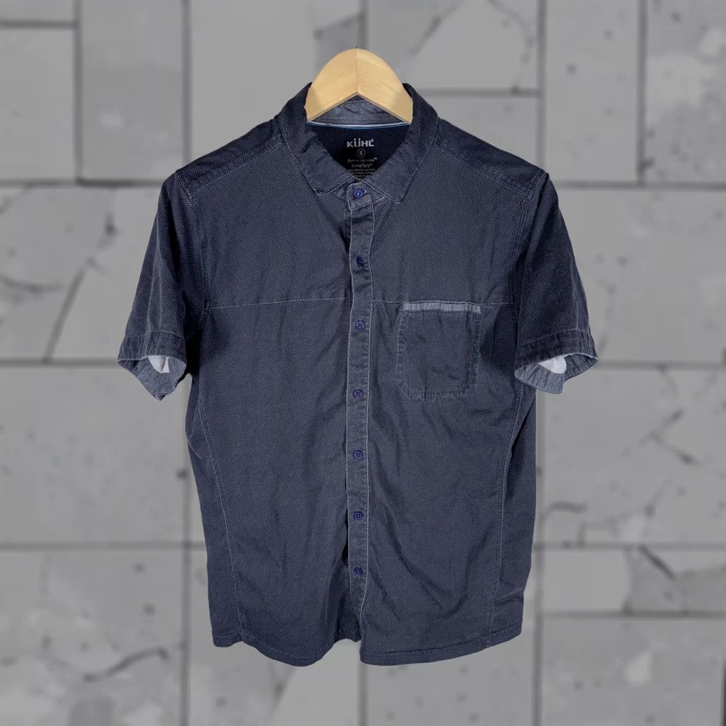 Vintage KUHL Shirt Mens S Button-Down Organic Cotton Grayish Blue Button Up Regular Collar-Down Vintage? (No, omit) Size US S / EU 44-46 / 1 - 1 Thumbnail