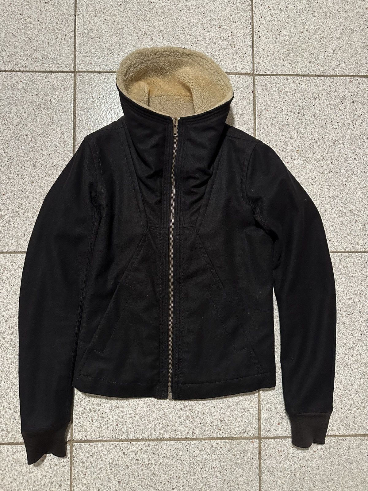 Rick Owens Rick Owens FW08 “Stag” Wool Shearling Geojacket Size US M / EU 48-50 / 2 - 3 Thumbnail